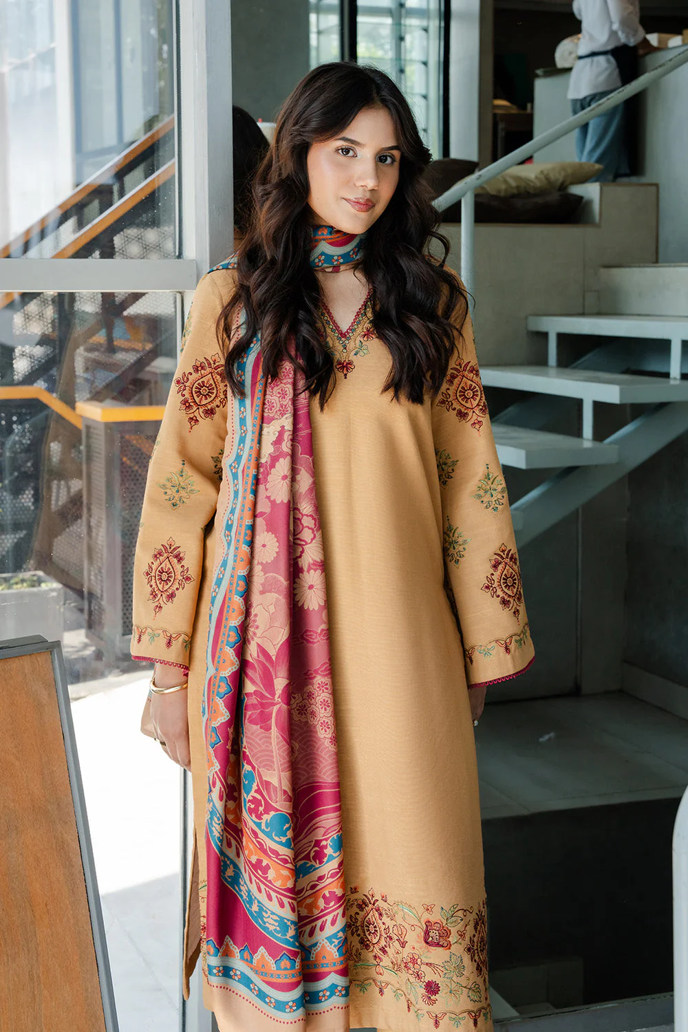 Maryum N Maria Toffee Tides - MWS5820 Luxe Pret 2025 - Image 2