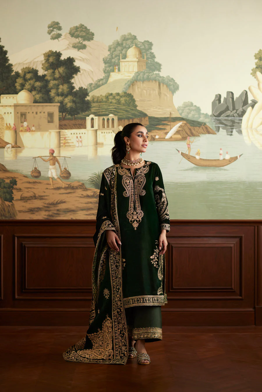 Mina Hassan Zehra Velvet Luxe 2024