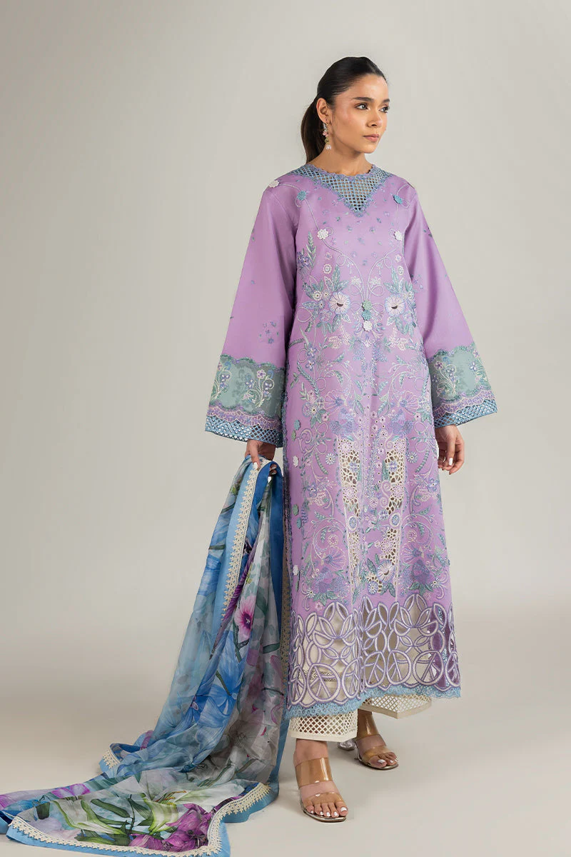 Mushq Glowing Pulse Manaram Luxury Lawn 2025 - Image 2