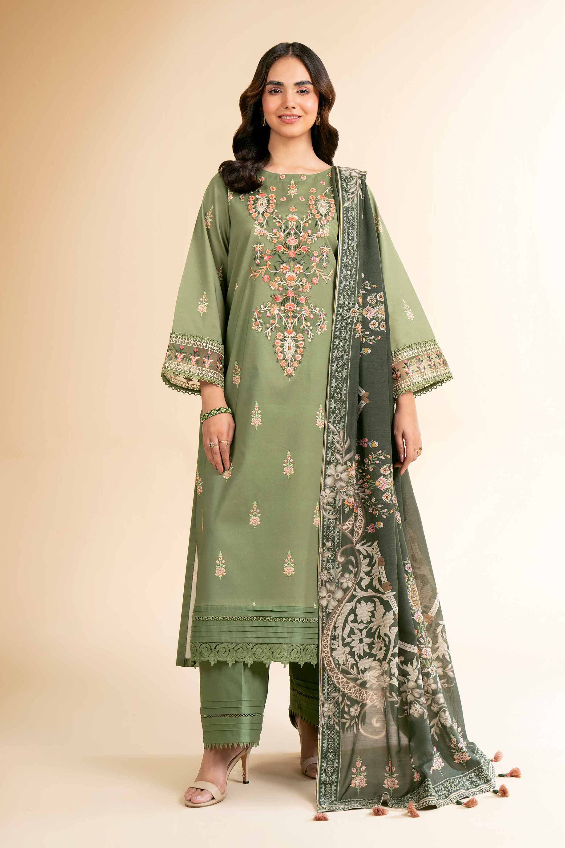 Nishat Linen 2 Piece - Digital Printed Suit - 42501540 Digital Printed Lawn Eid Edition 2025