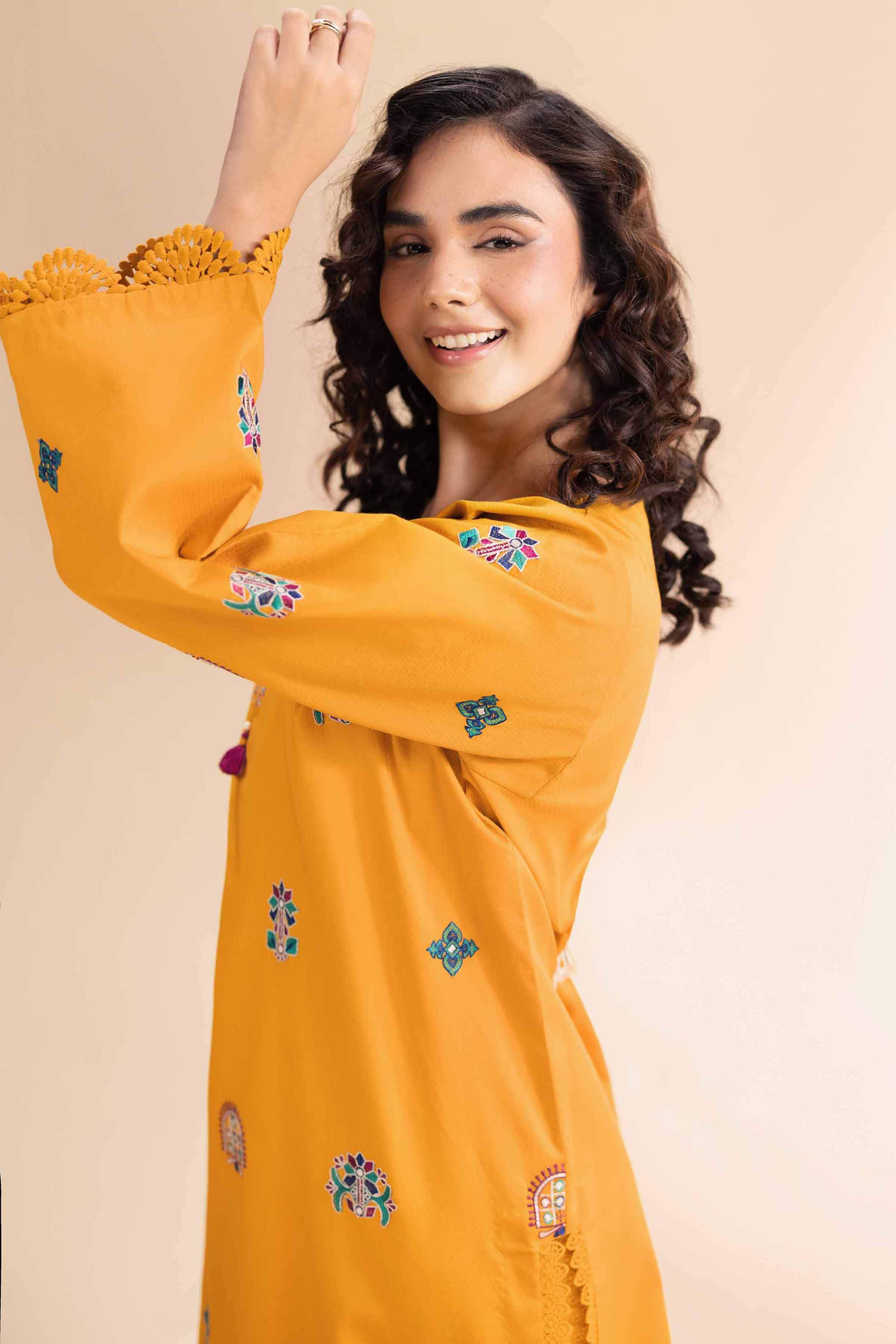 Nishat Linen 2 Piece - Dyed Embroidered Suit - 42501004 Spring Summer Prints 2025