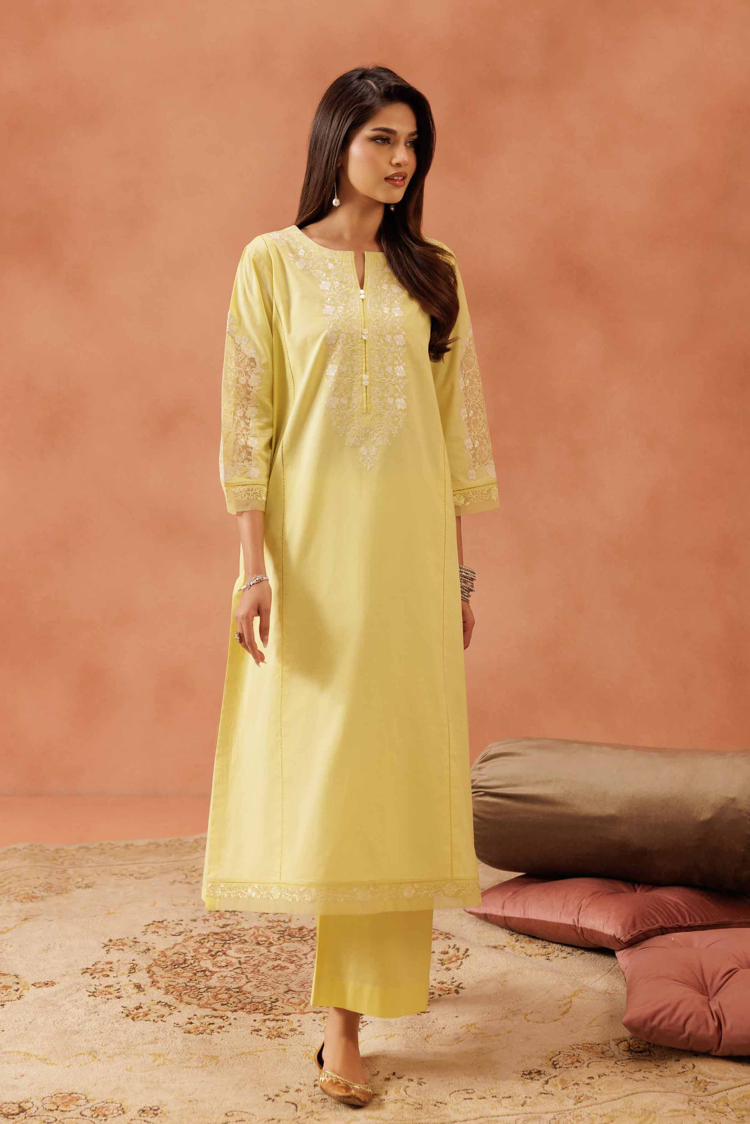 Nishat Linen 2 Piece - Embroidered Suit - KFE25-137 Eid Pret 2025
