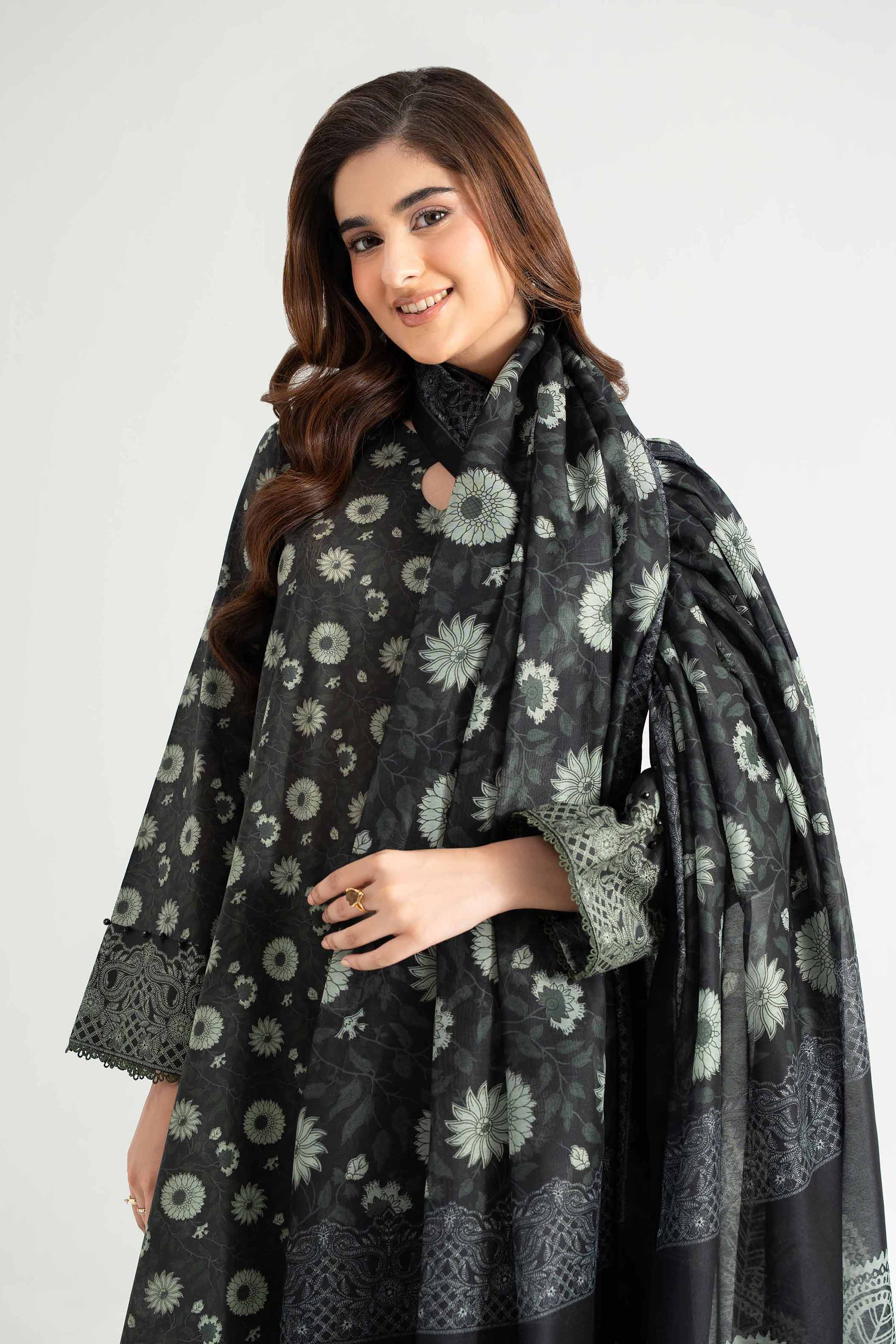 Nishat Linen 3 Piece - Digital Printed Embroidered Suit - 42501620 Embroidered Eid Lawn Collection 2025 - Image 2
