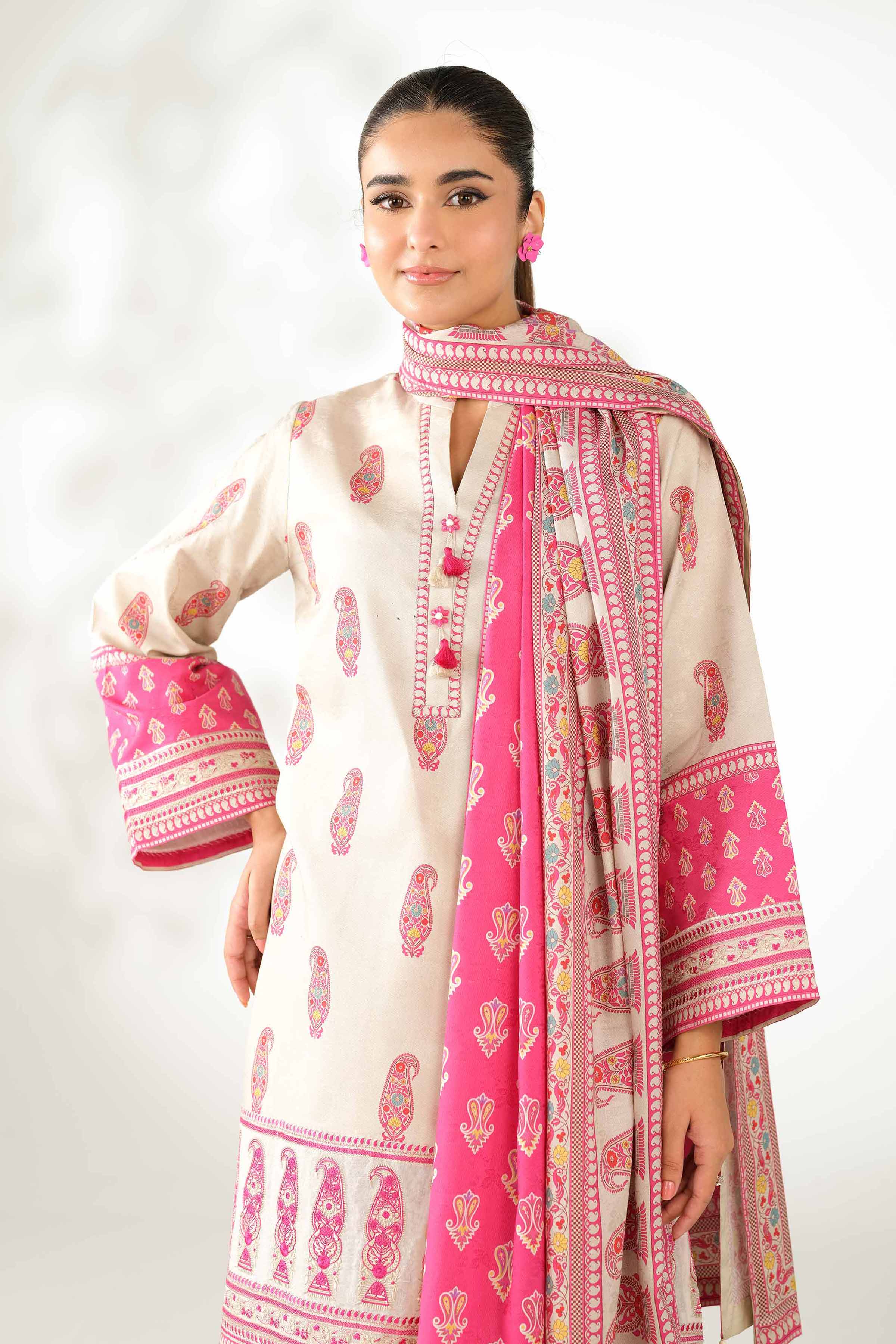 Nishat Linen 3 Piece - Digital Printed Embroidered Suit - 42502898 Cozy Edit 2025 - Image 2
