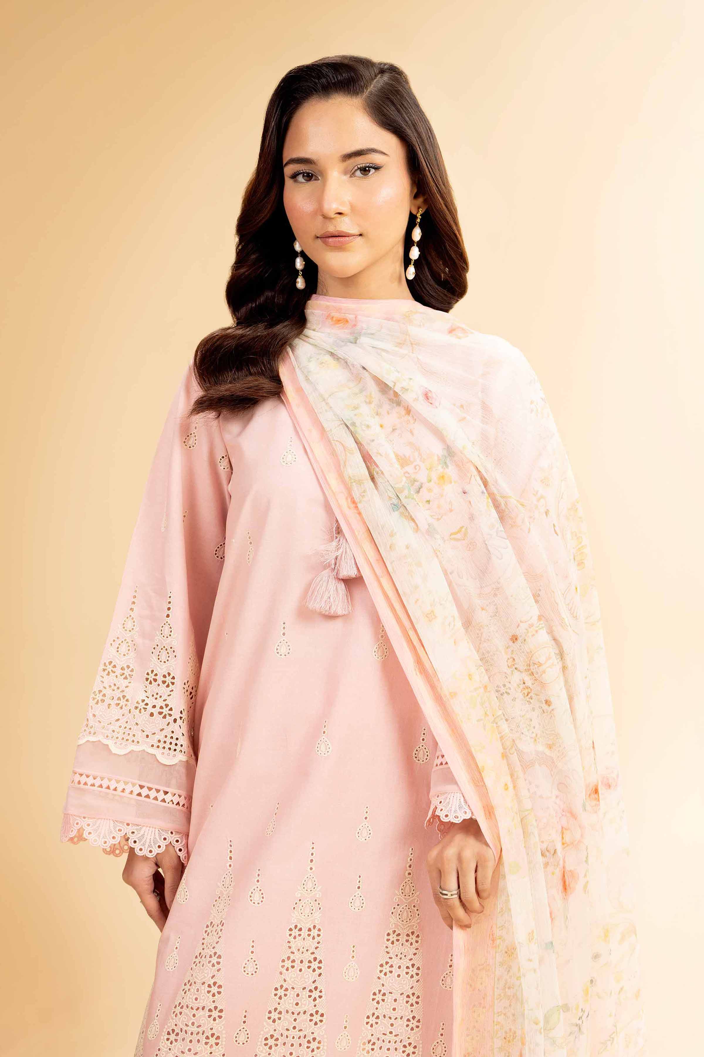 Nishat Linen 3 Piece - Embroidered Suit - 42501406 Embroidered Eid Lawn Collection 2025 - Image 2