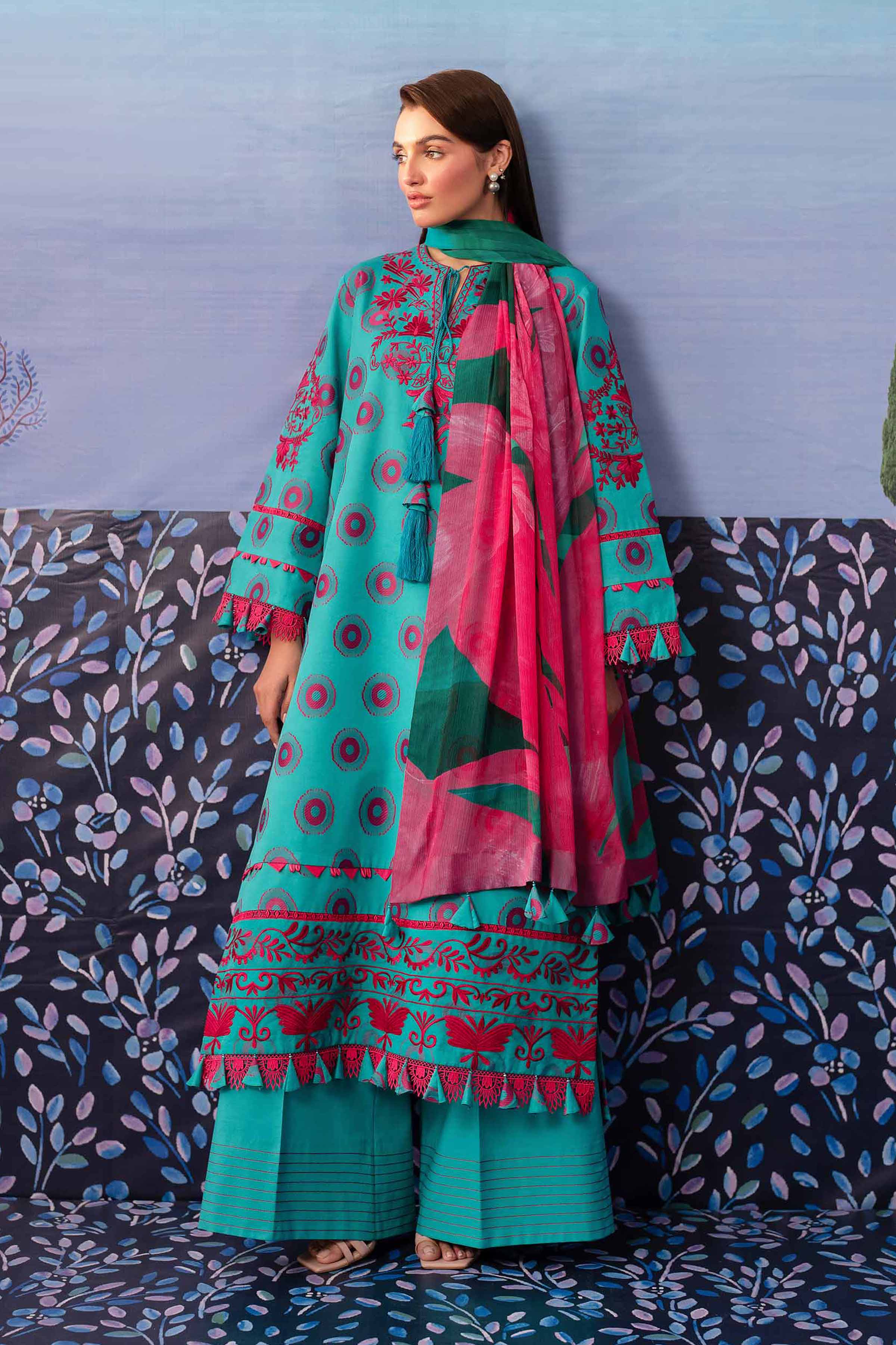 Nishat Linen 3 Piece - Jacquard Embroidered Suit - 42501094 Spring Summer Prints 2025