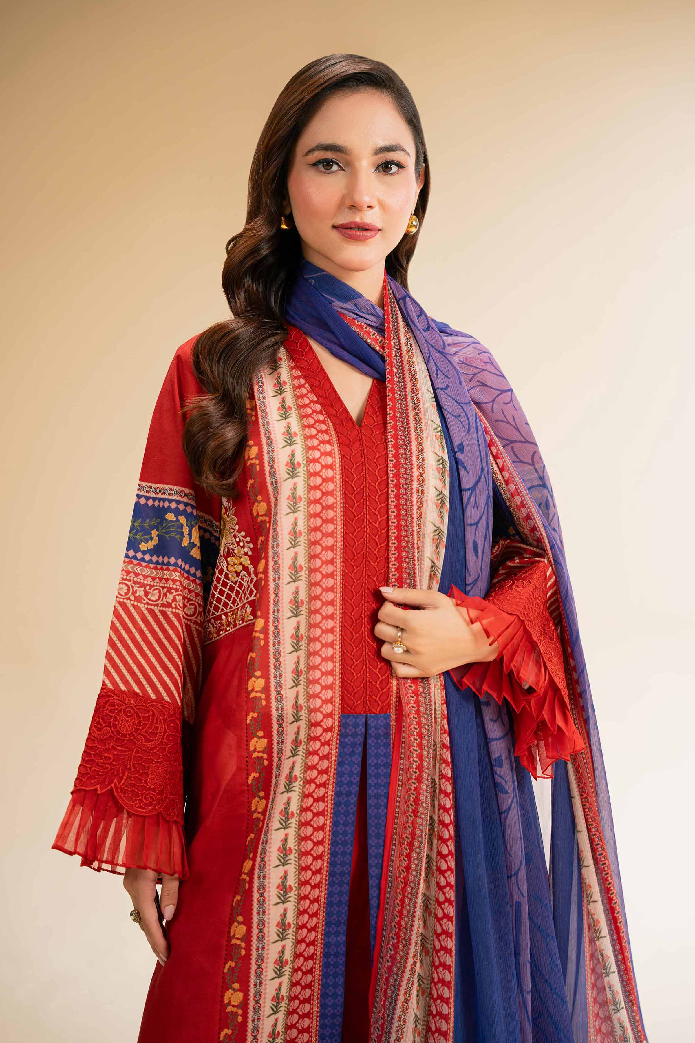 Nishat Linen 3 Piece - Printed Embroidered Suit - 42519396 Embroidered Eid Lawn Collection 0 - Image 2
