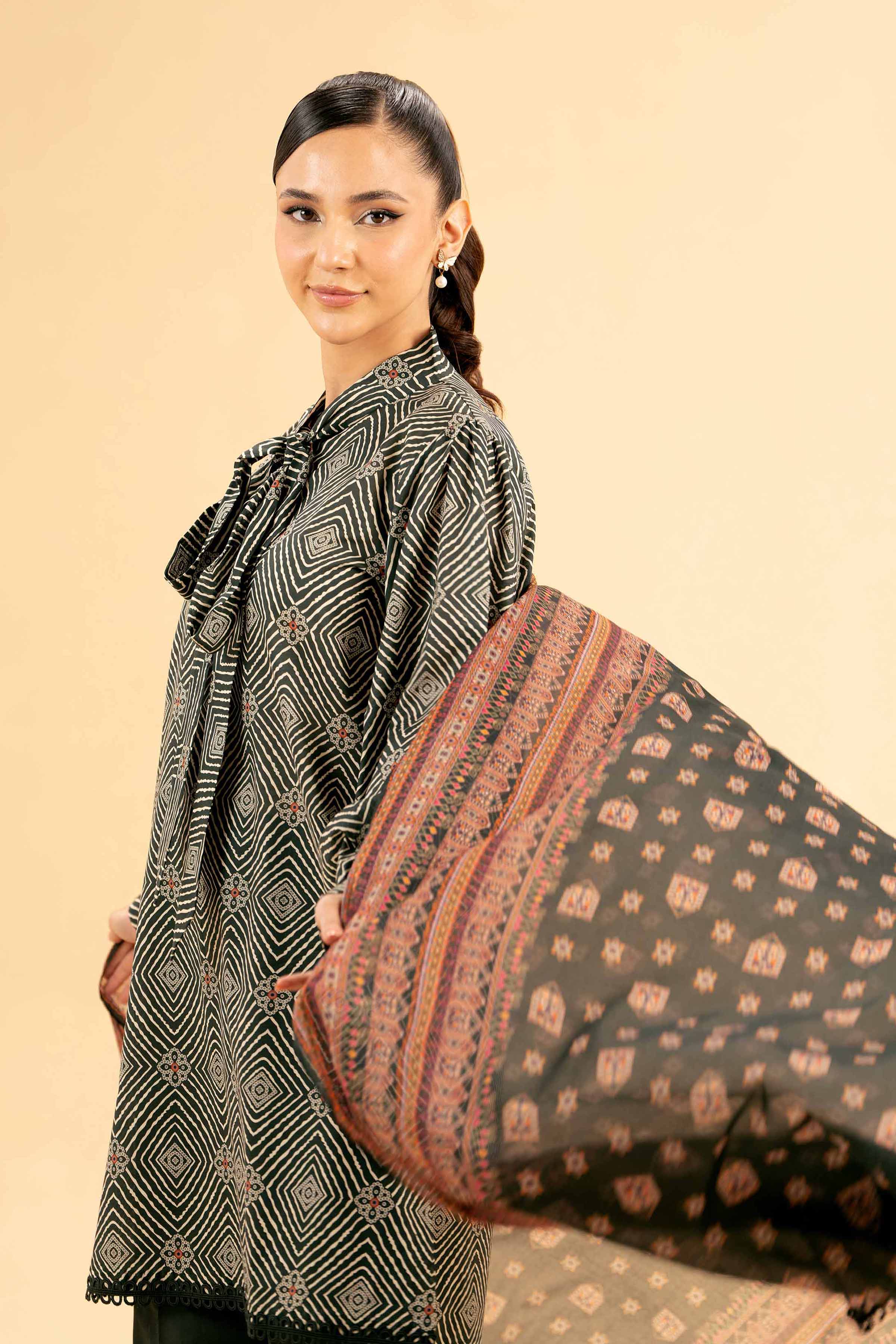 Nishat Linen 3 Piece - Printed Loose Fabric - 42503107 Freedom To Buy 2025