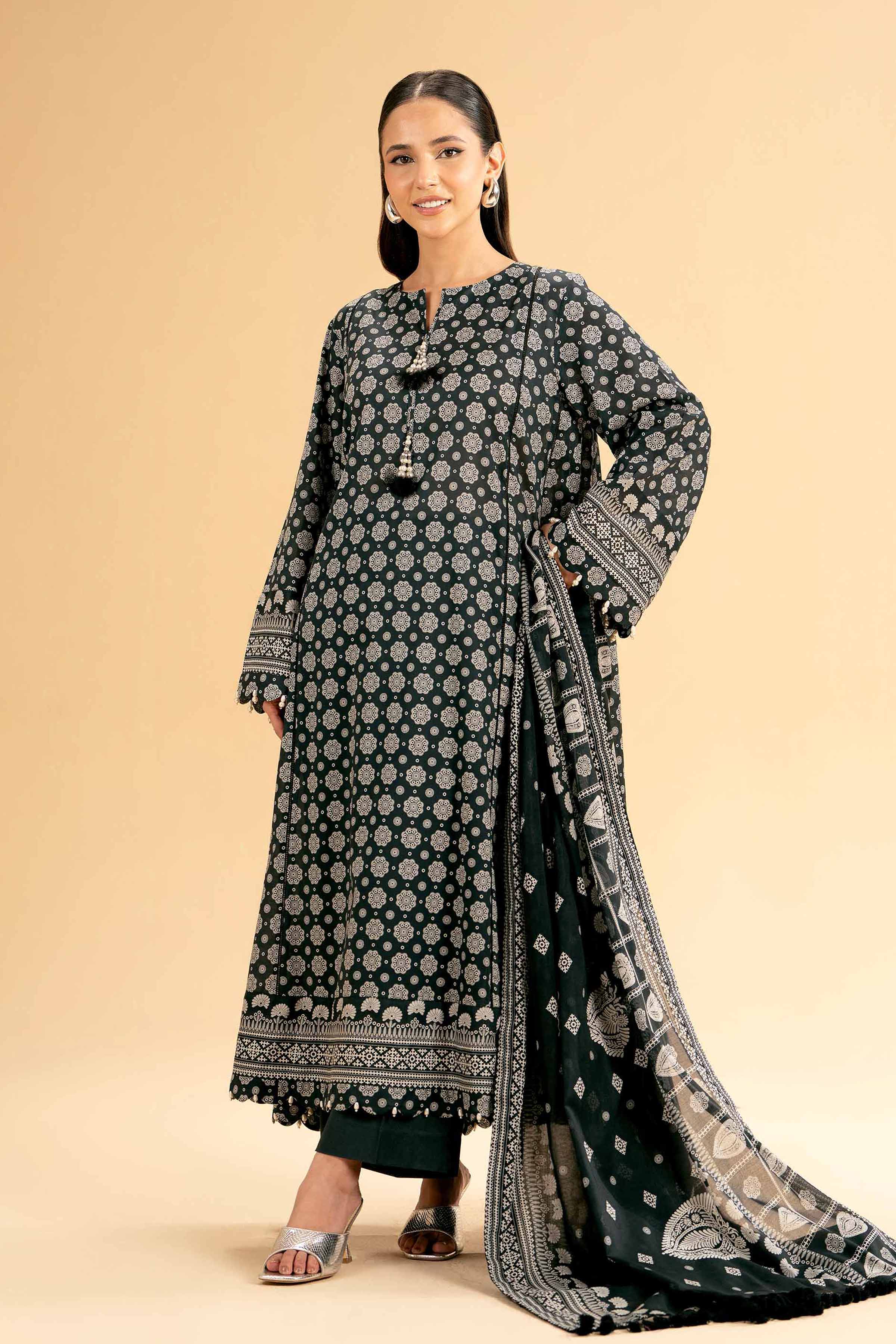 Nishat Linen 3 Piece - Printed Loose Fabric - 42503112 Freedom To Buy 2025