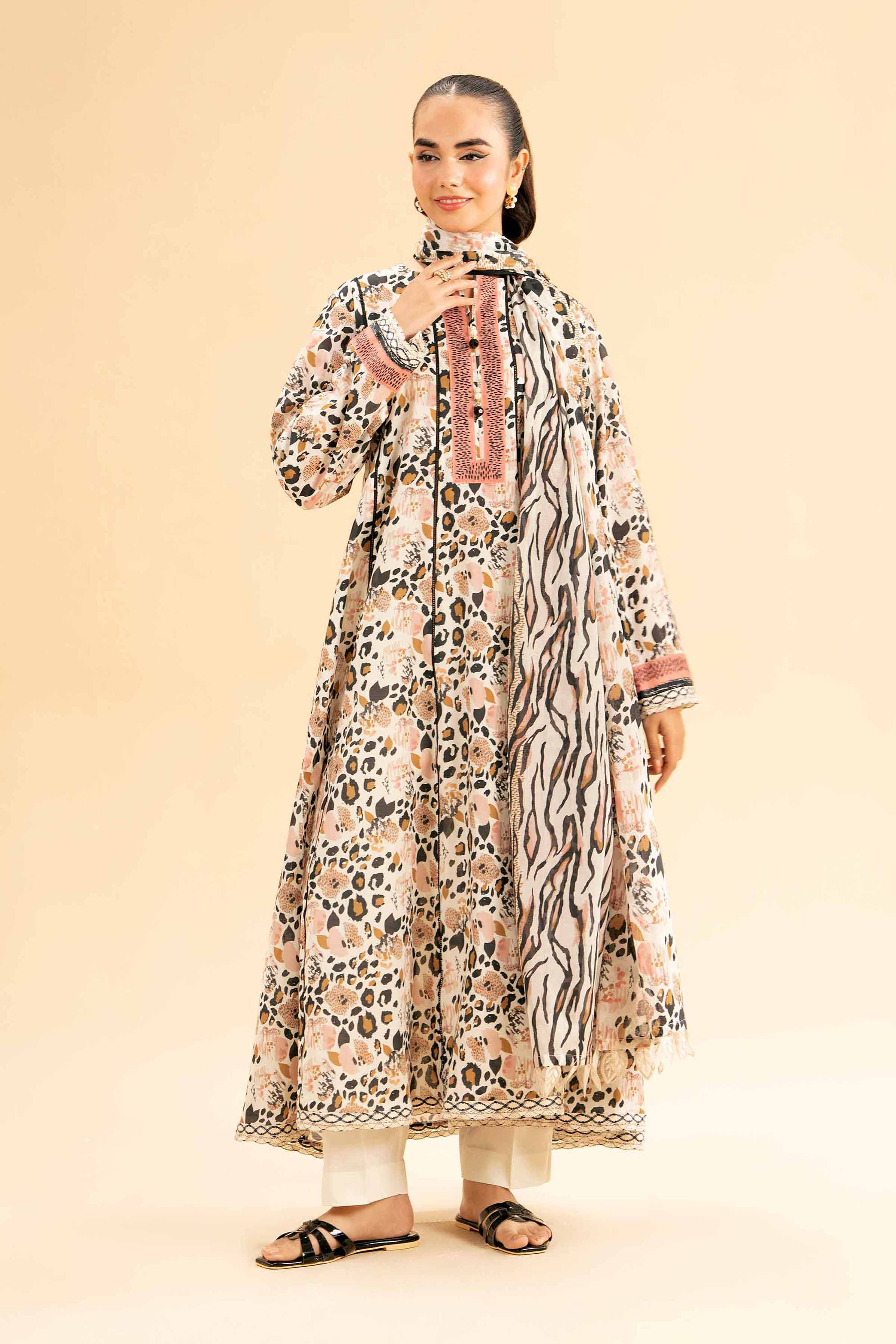 Nishat Linen 3 Piece - Printed Loose Fabric - 42503125 Freedom To Buy 2025