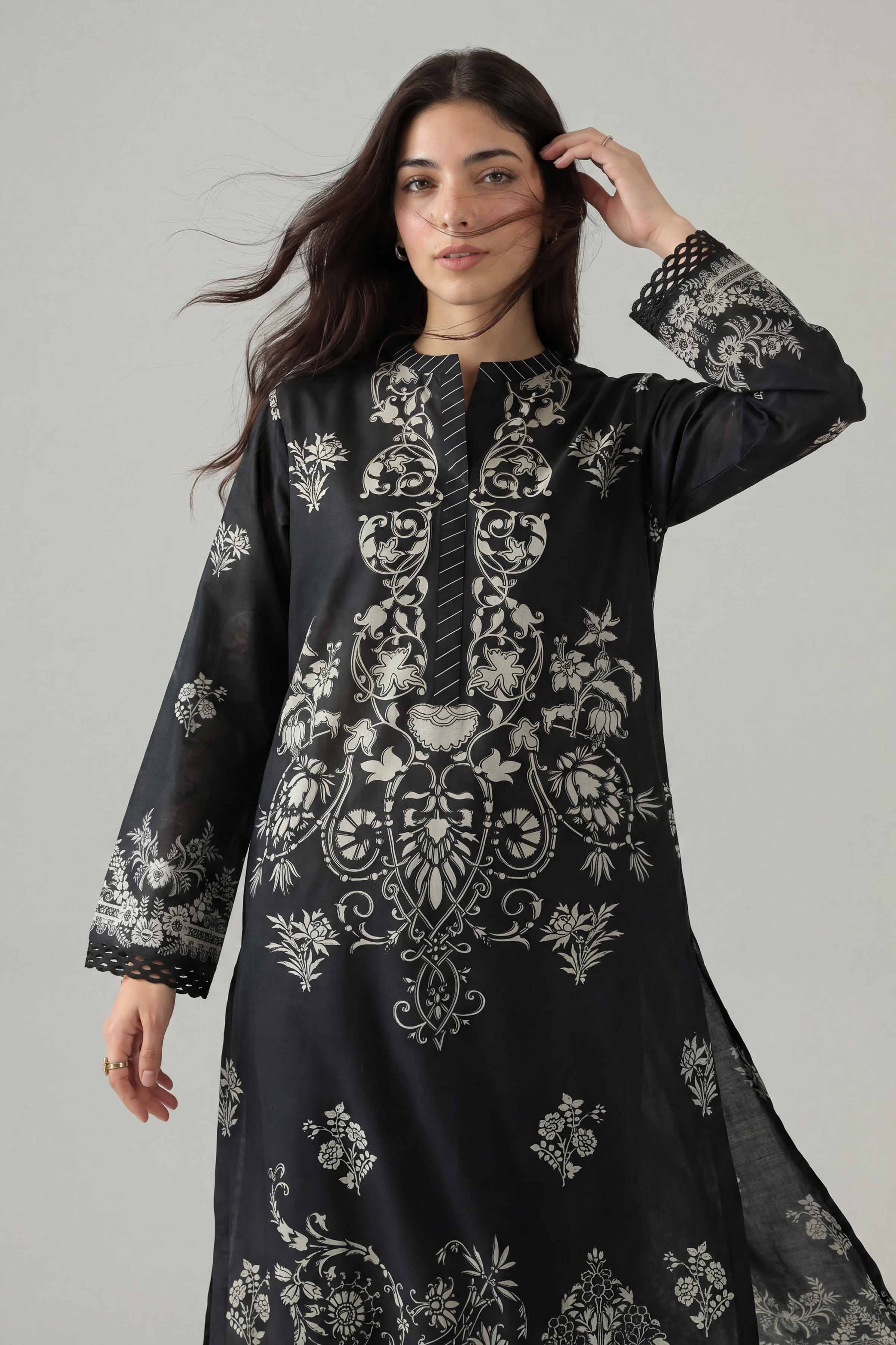 Nishat Linen PMS26-01 Mono Chrome Collection 2026