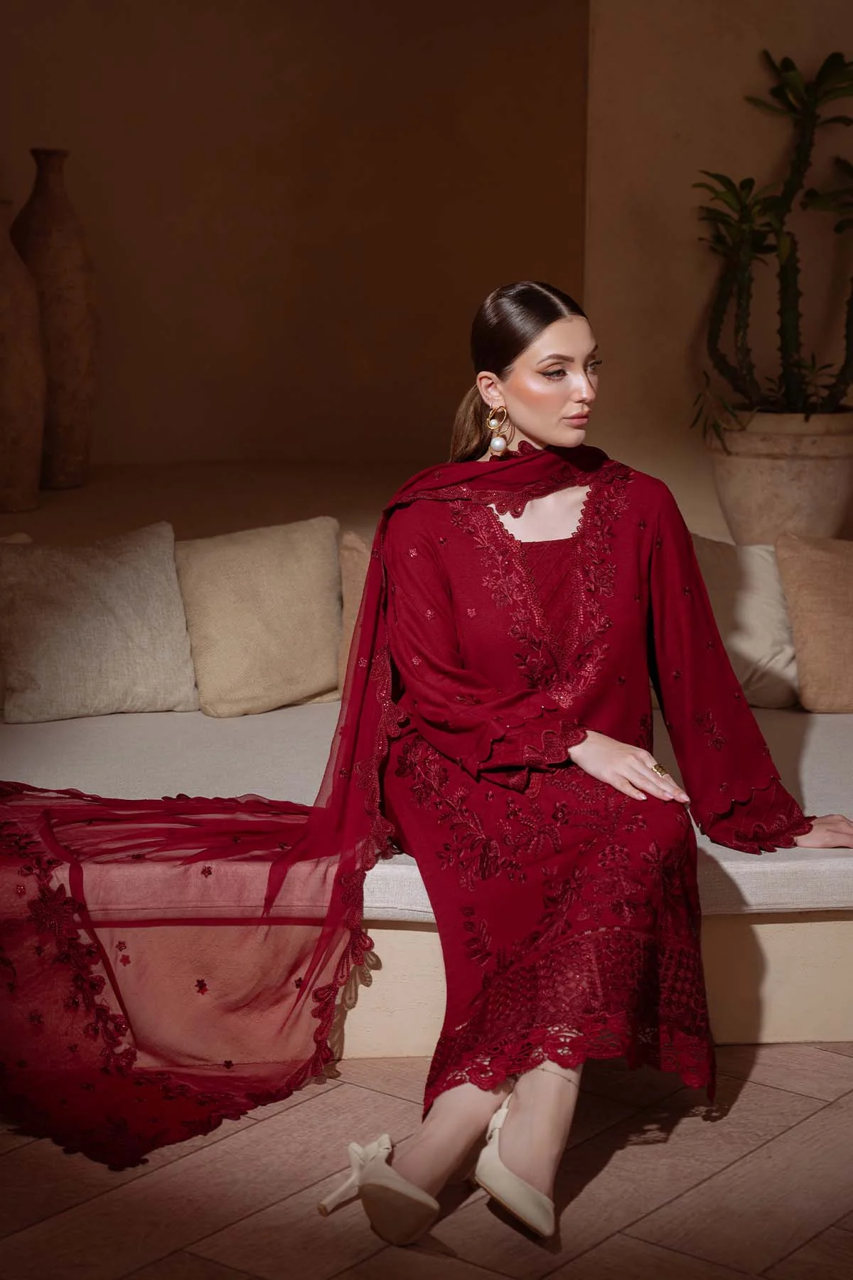 Nureh NE-173 Exclusive Karandi Collection 2025 - Image 2