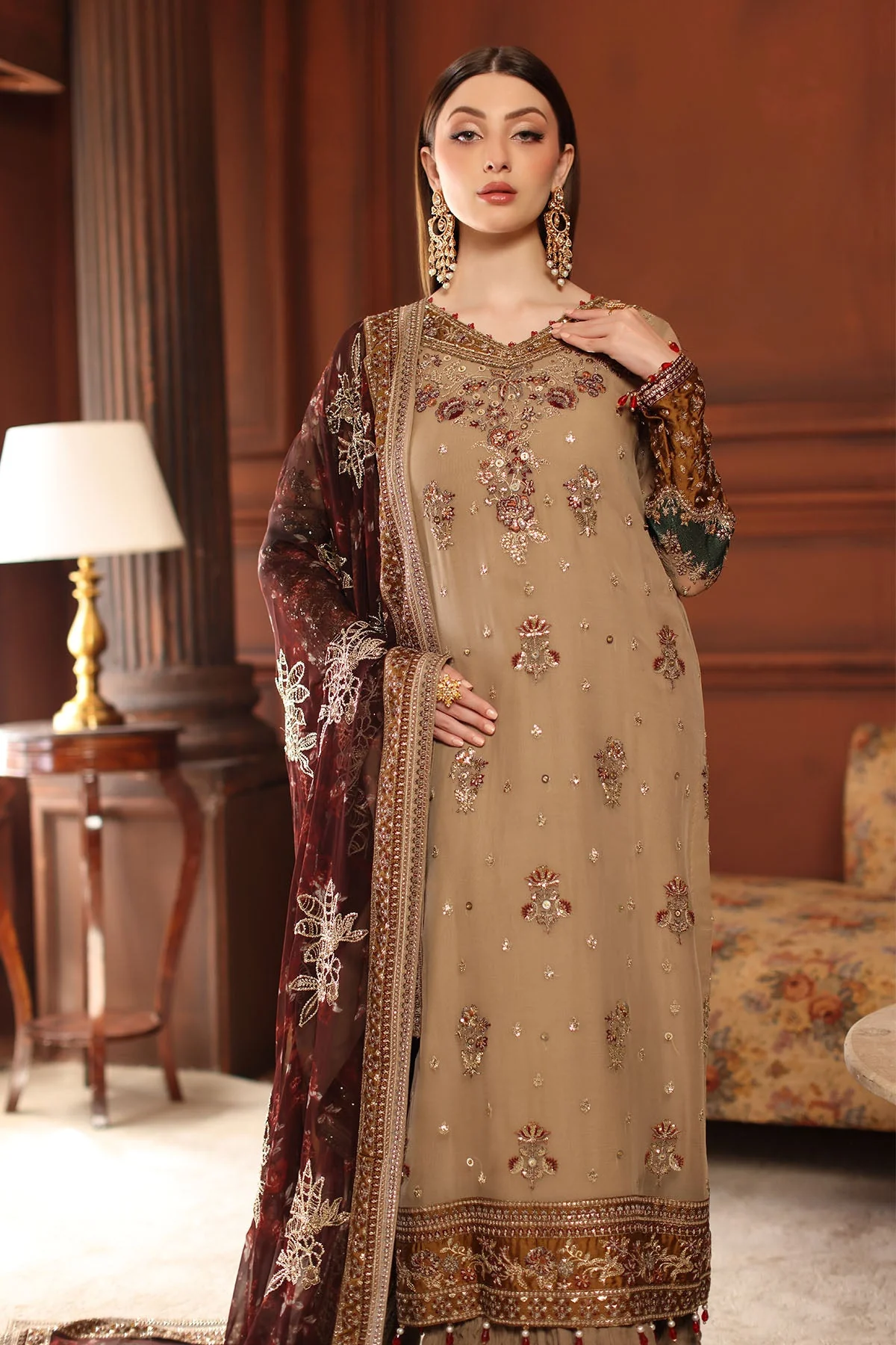 Nureh NL-91 Alfaaz Chiffon Luxe 2026 - Image 2