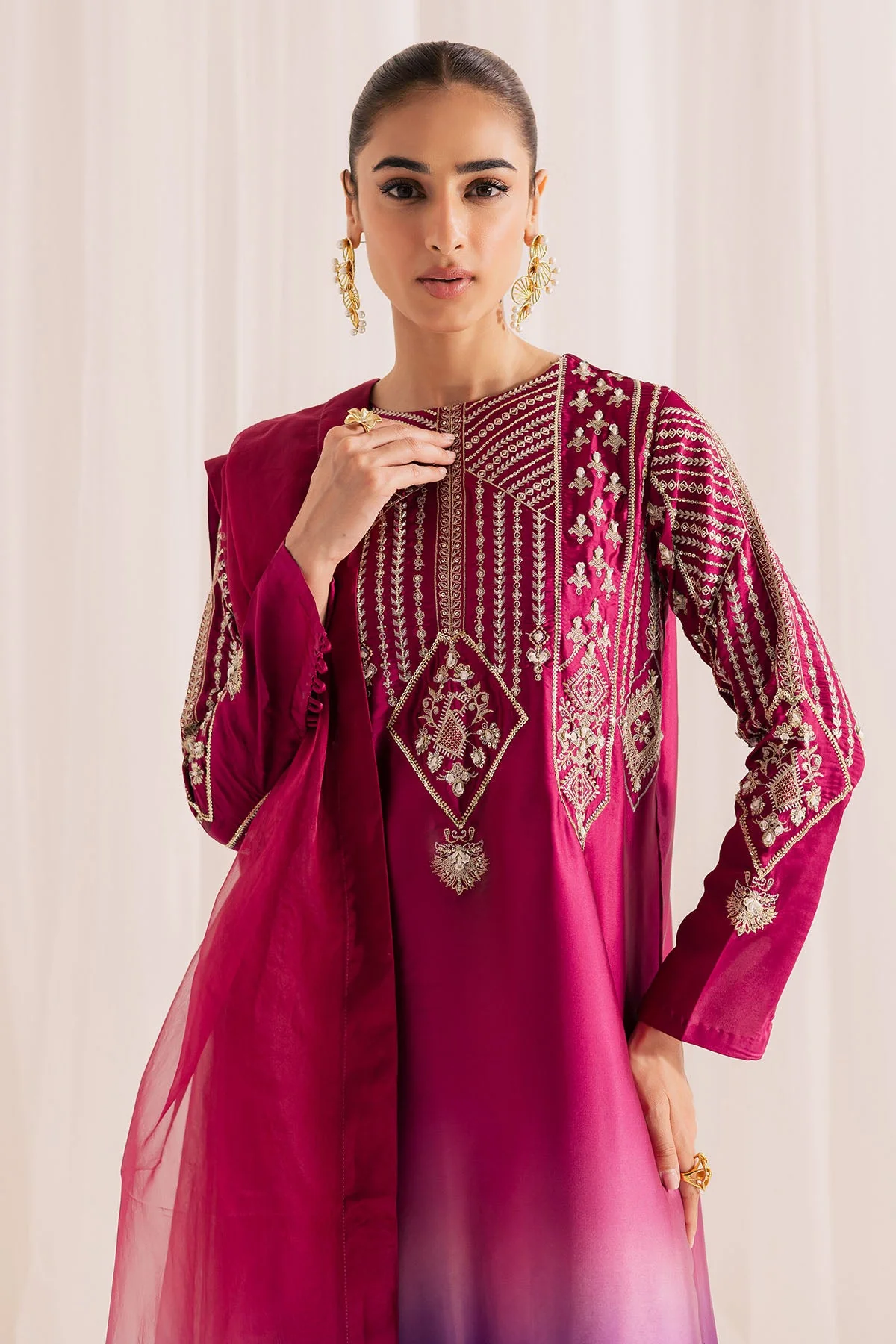 Nureh NP-613 Fancy Formal Prets 2025 - Image 2