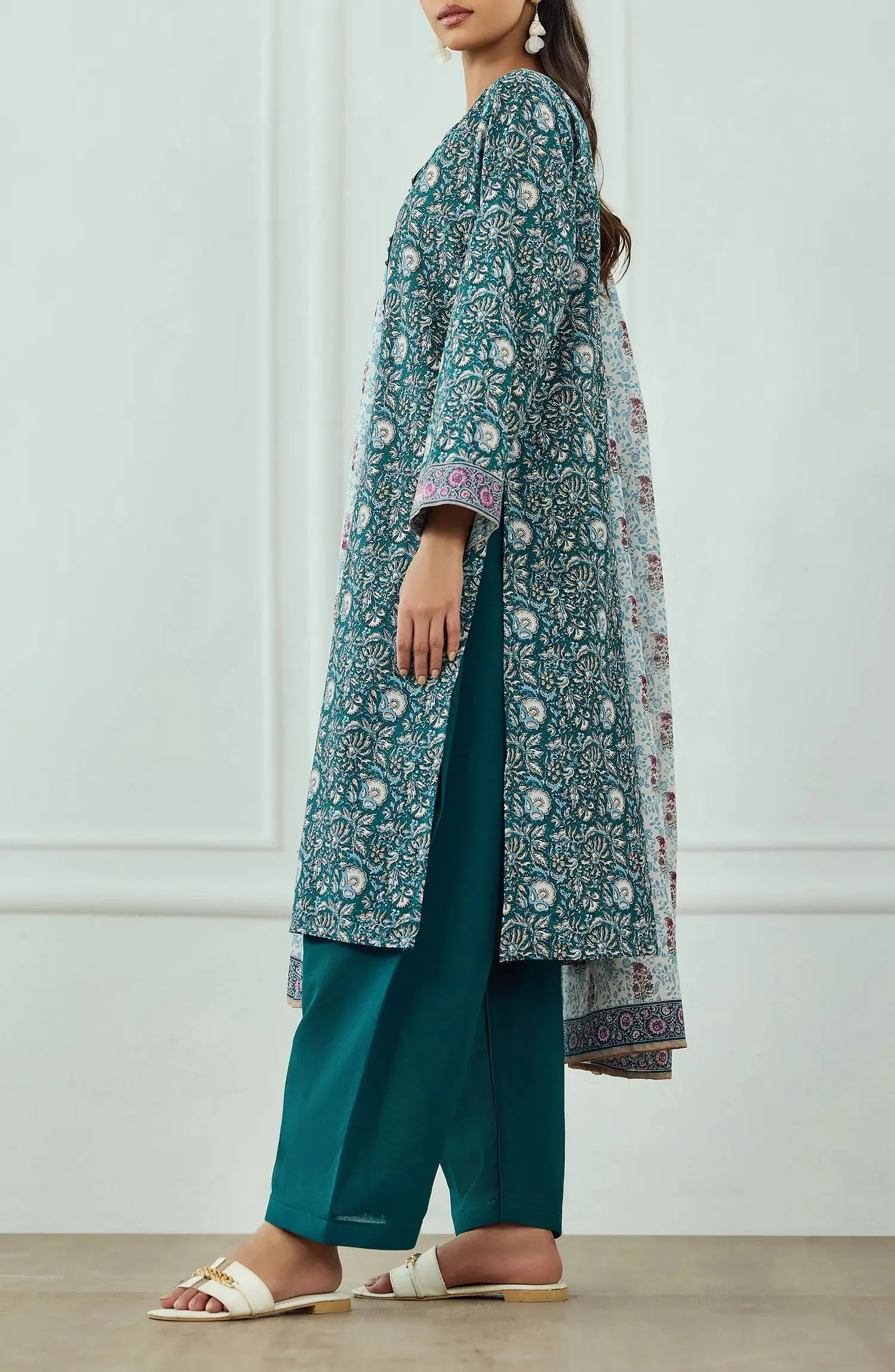 Orient OTL-25-422/U TEAL Winter Dresses 2025 - Image 2