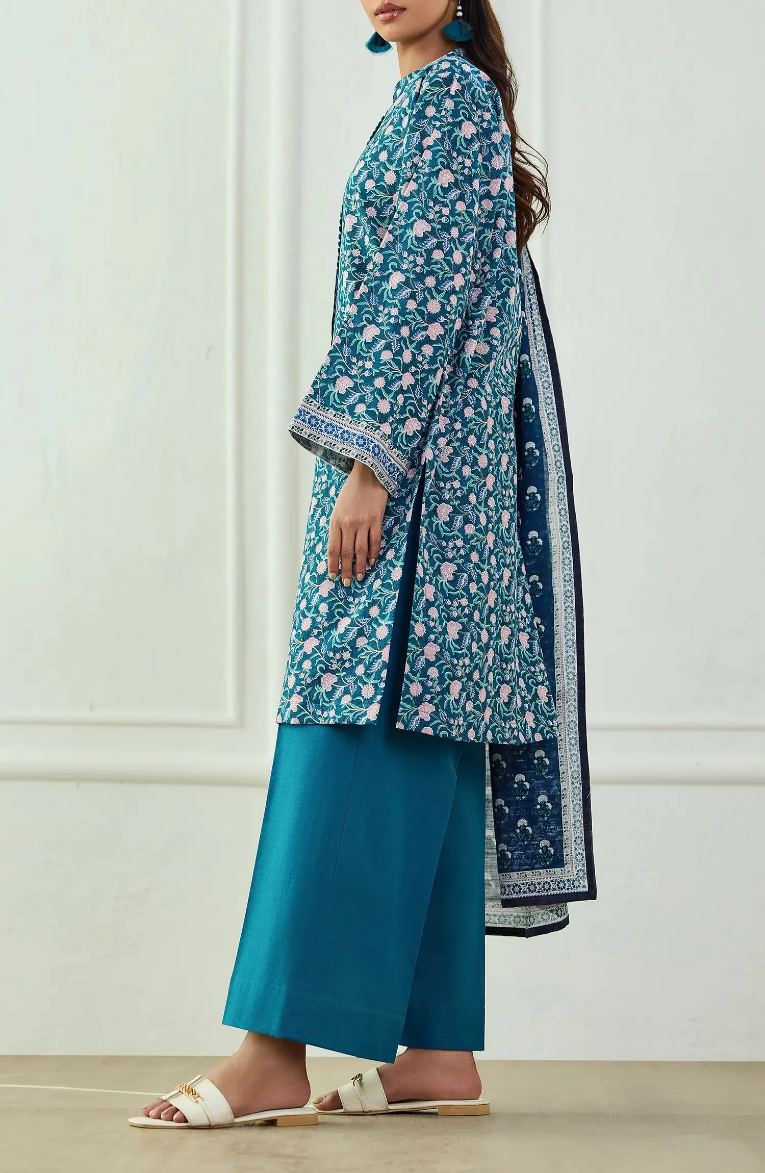 Orient OTL-25-438/U TEAL Winter Dresses 2025 - Image 2