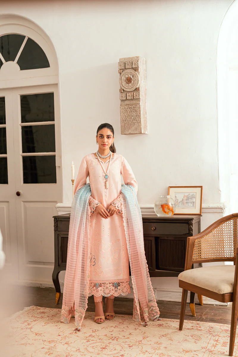 Qalamkar SB-05 Aleeza Luxury Lawn Eid Edit 2025 - Image 2