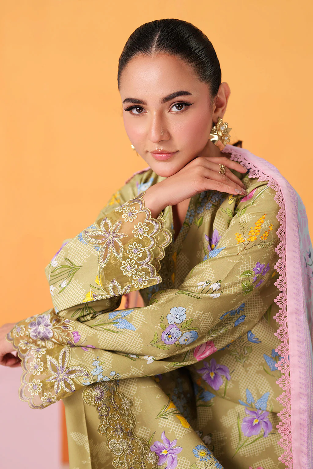 Ramsha N-809 Rangrez Lawn Collection 2026 - Image 2
