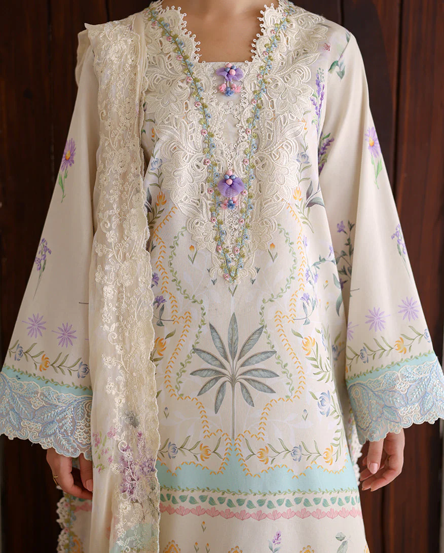 Roheenaz Glow Leaf Sunlit Tales Printed Embroidered Edit 2026 - Image 2