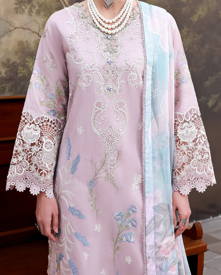 Roheenaz Petal Bloom Floral Reveire Luxury Lawn 2026 - Image 2