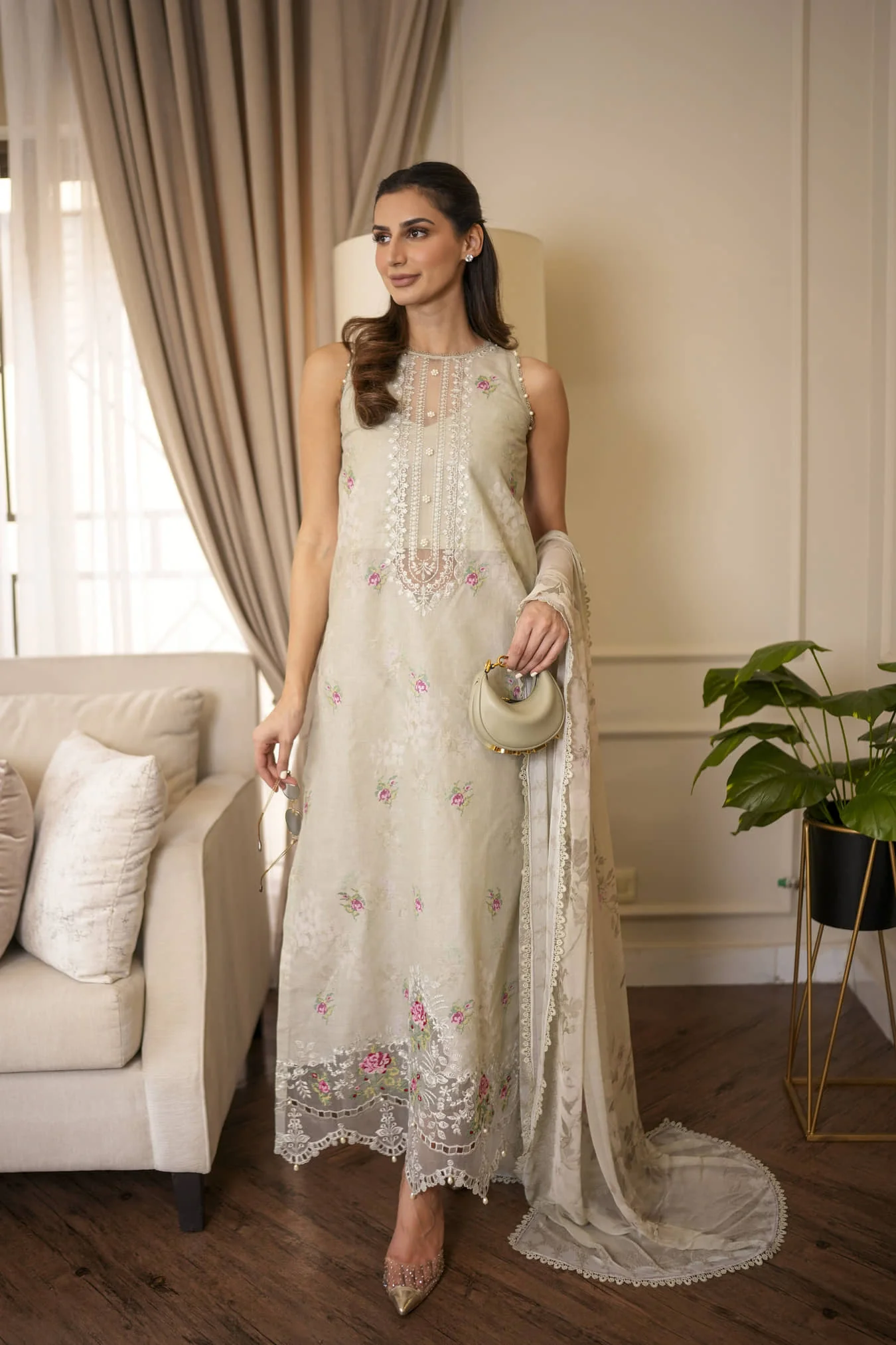 Saadia Asad D2-A Noor Eid Luxe Printedkari 2025