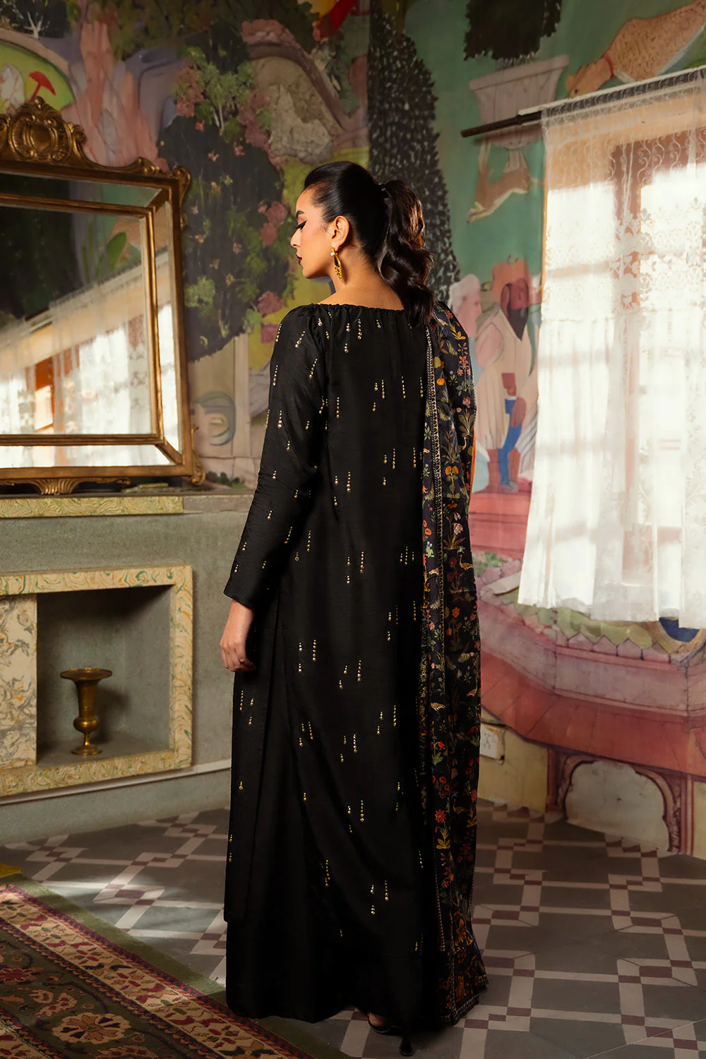 Saira Rizwan Dune – Srlp01-25 Dahini Silk Pret 2025 - Image 2