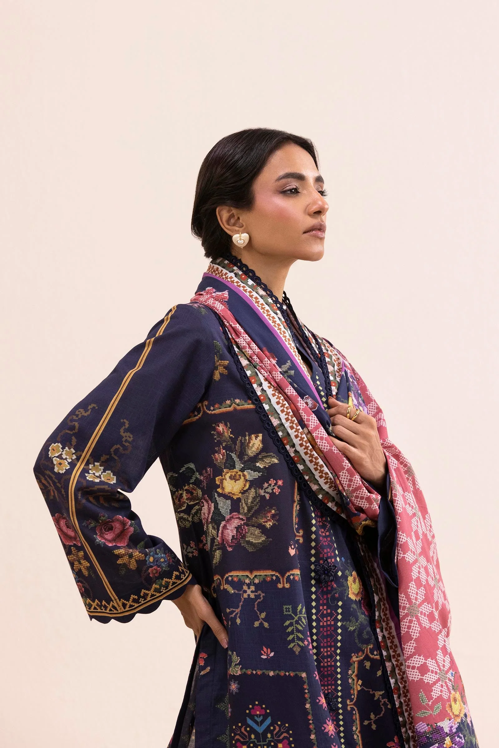Sana Safinaz LH261-001-AG Roz Marra 2026 - Image 2