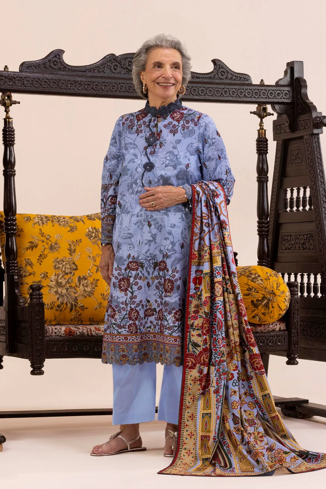 Sana Safinaz LH261-007-AG Roz Marra 2026 - Image 2
