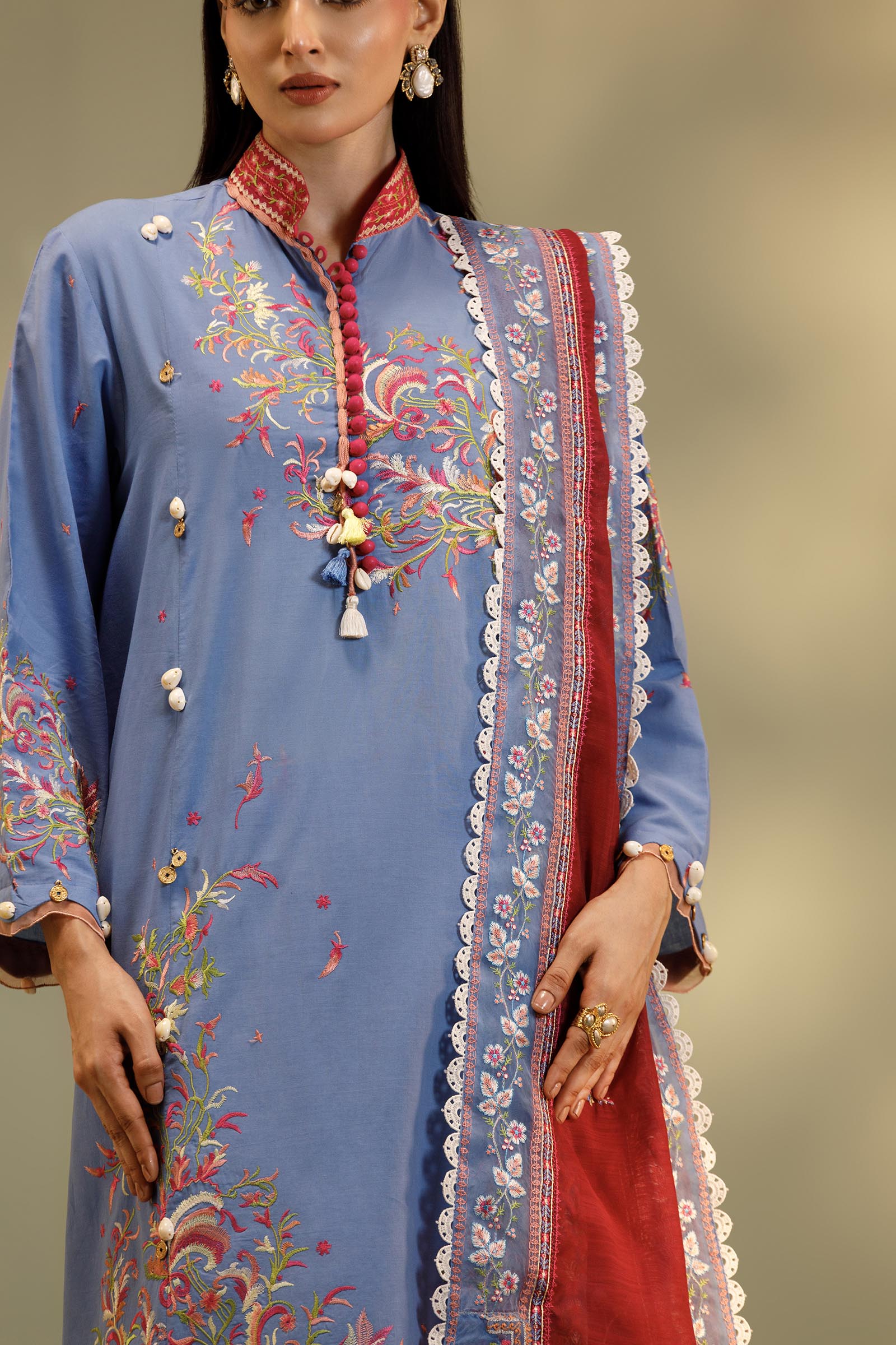 Sana Safinaz M262-016A-DC Muzlin Summer Vol-2 2026 - Image 2