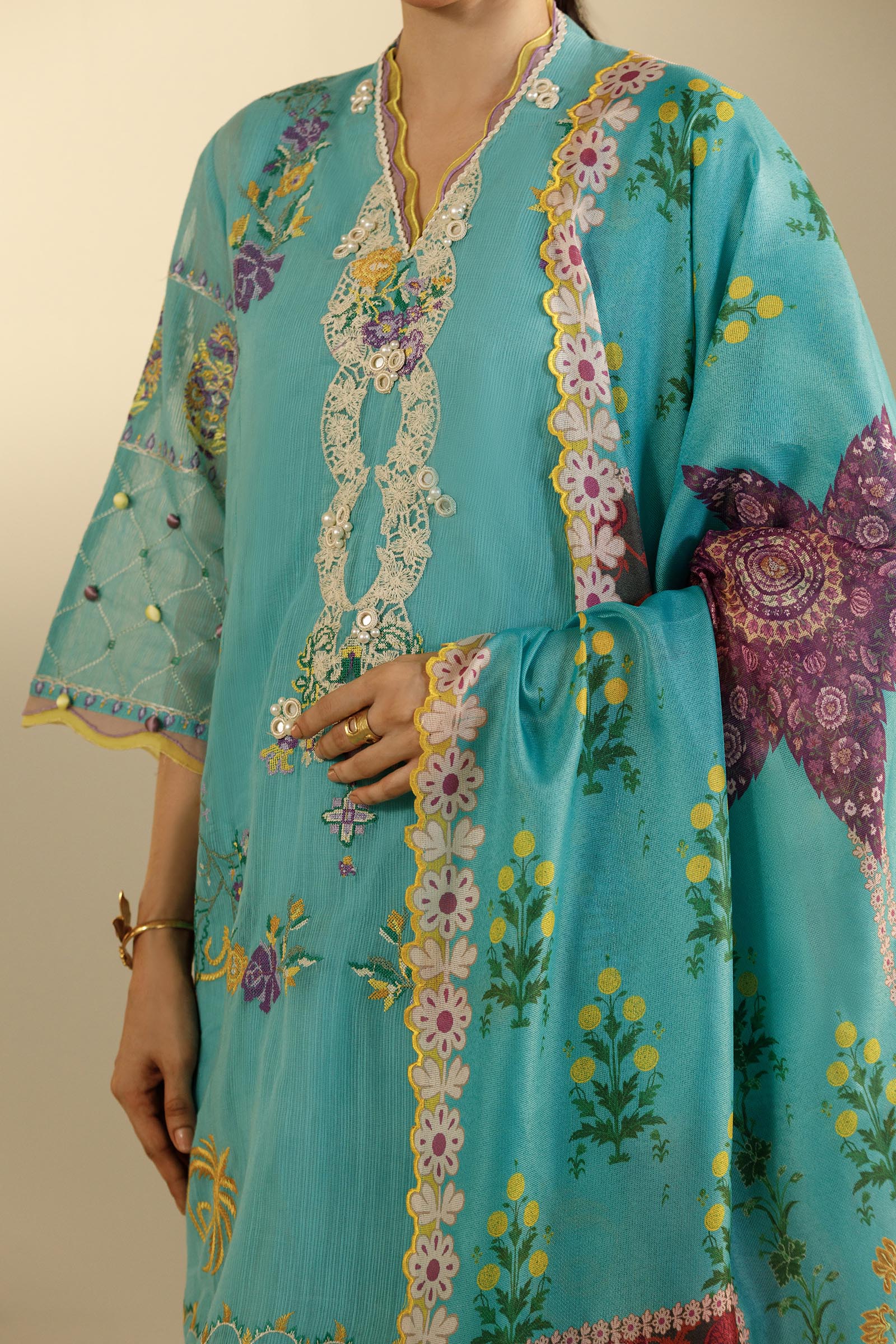 Sana Safinaz M262-019A-CV Muzlin Summer Vol-2 2026 - Image 2