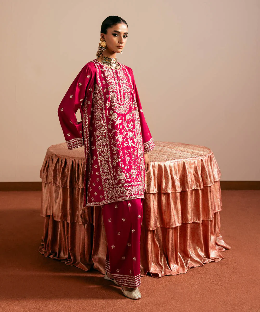Sapphire Embroidered Dobby Shirt 2PRST25V33ST Eid 1 RTW 2025