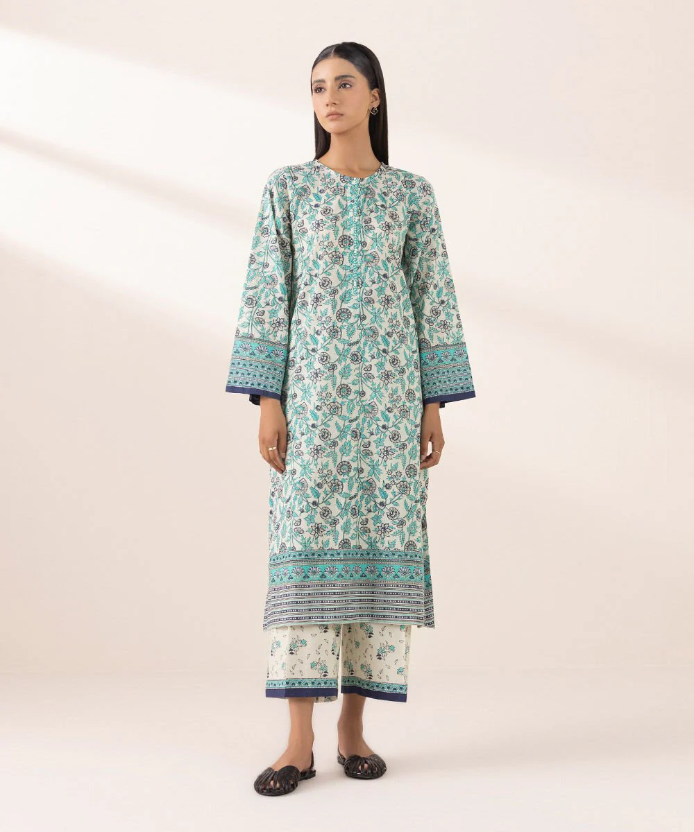 Sapphire Printed Yarn Dyed Shirt 3PRSG25V329S Eid 1 RTW 2025