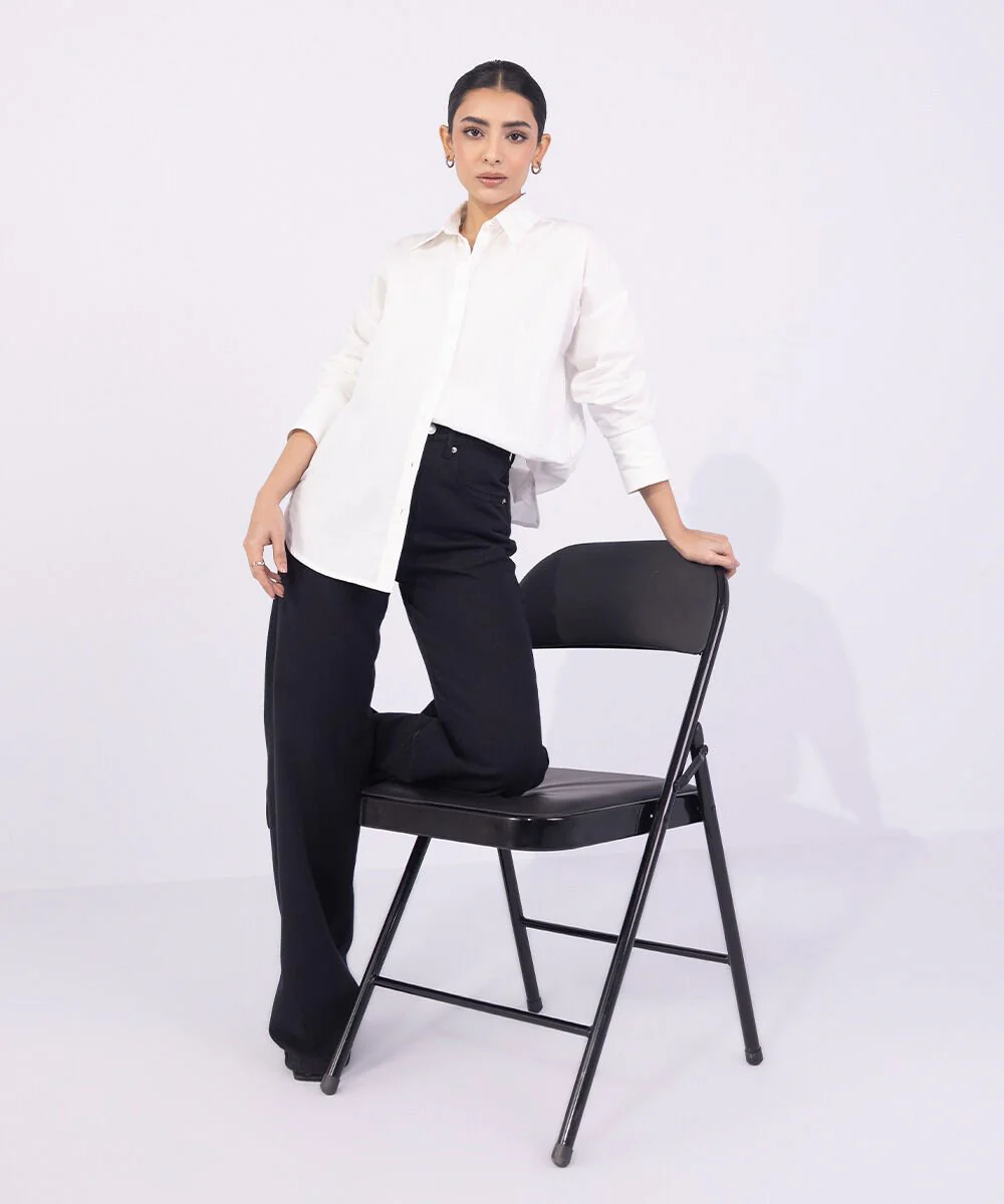 Sapphire Straight-Fit Cotton Twill Trousers WBTMS25V2025 West RTW 2025