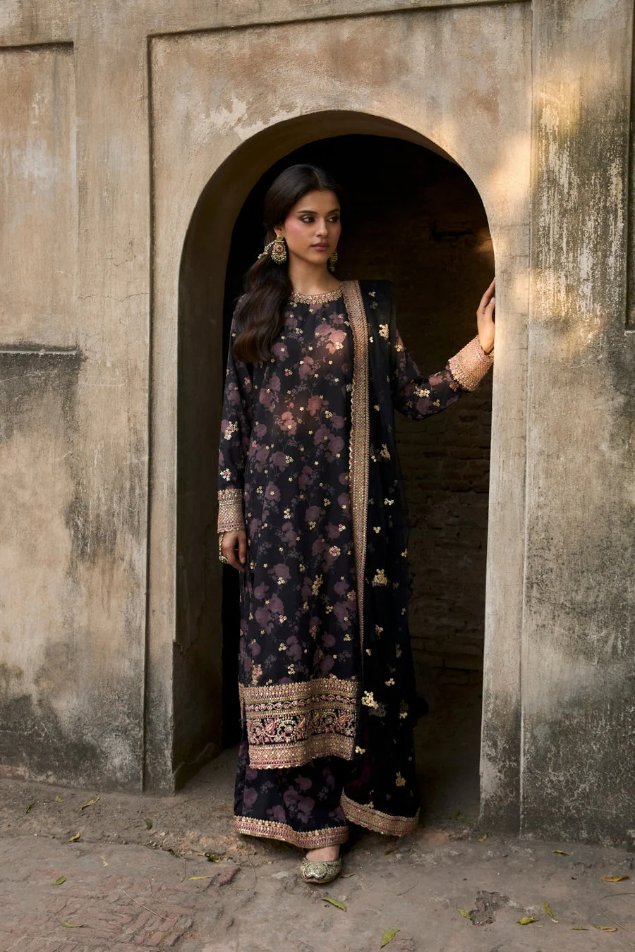 Sobia Nazir Design 03 Black Ranya Festive 2025