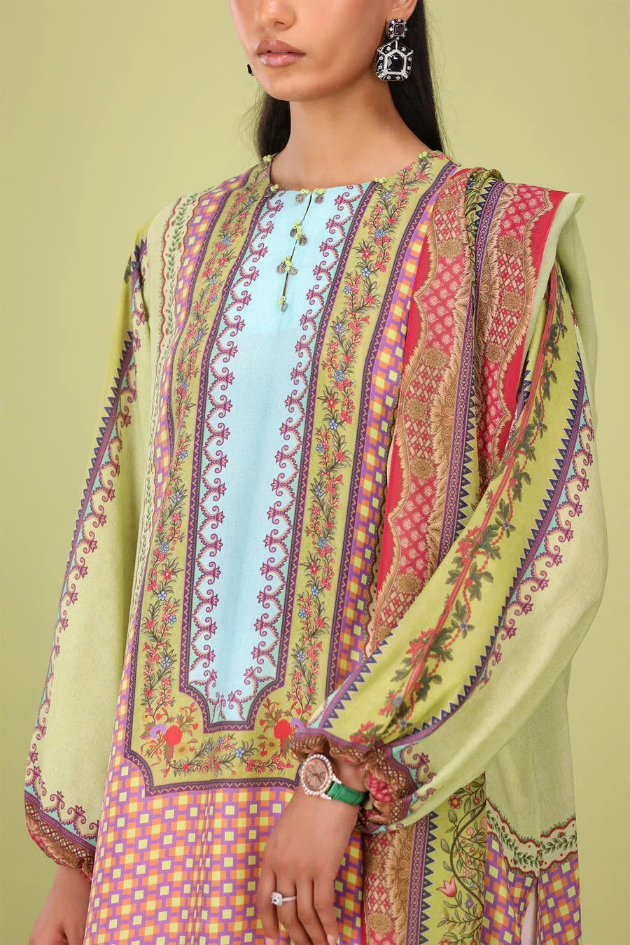 Zaha Hélène (RTW-ZST24-06) Ornassa Silk 2025 - Image 2