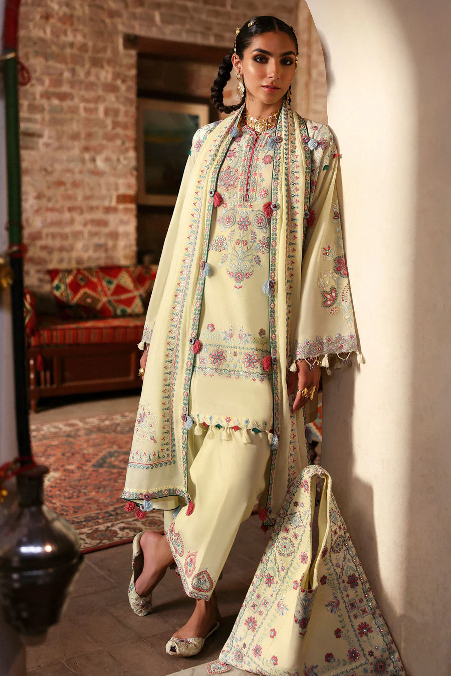 Zaha Meherbano (ZF-25-01) Festive Eid Lawn 2025