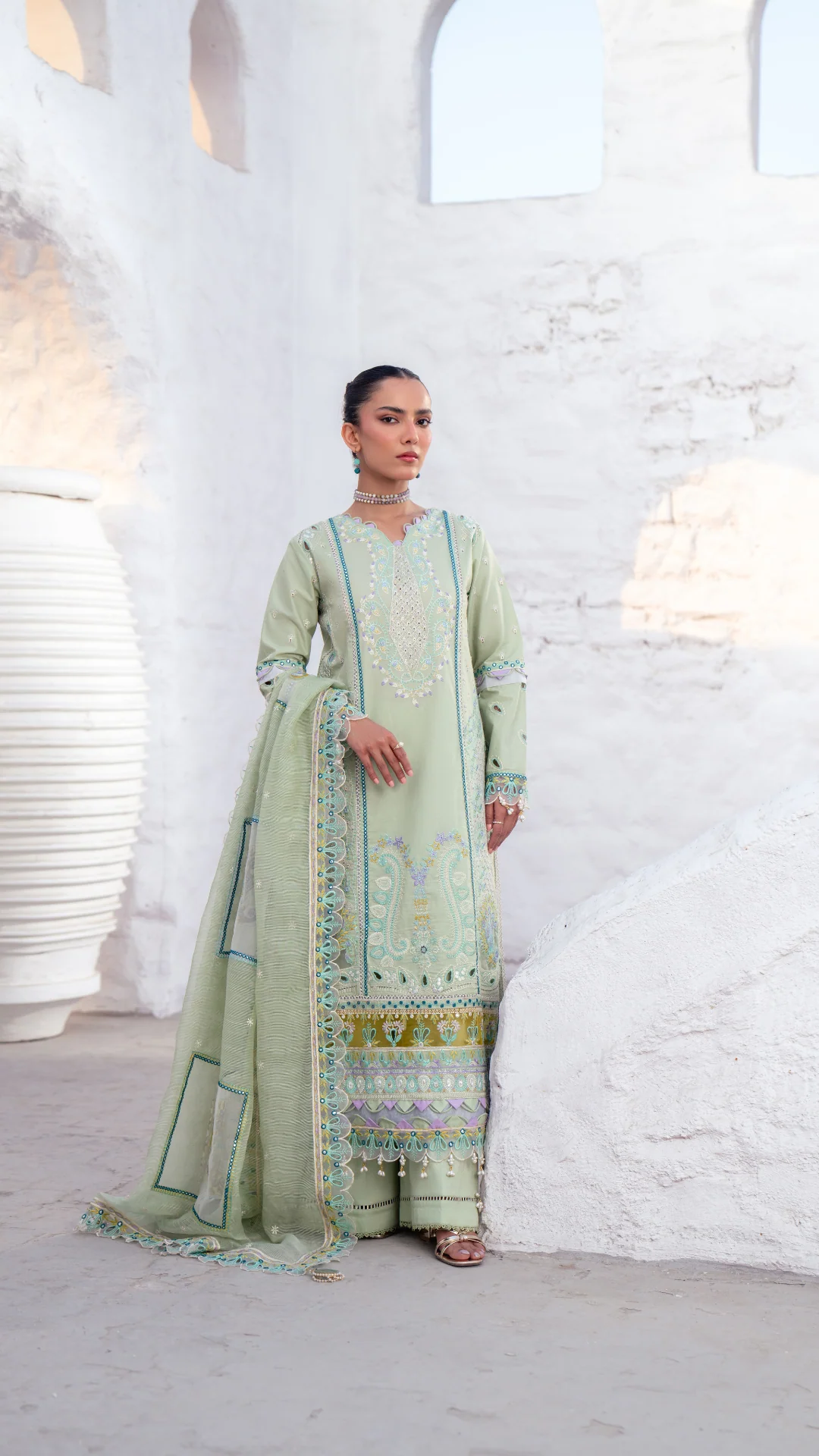 Zaibtan Official ZA-05 Anaya Eid Luxury Lawn 2025