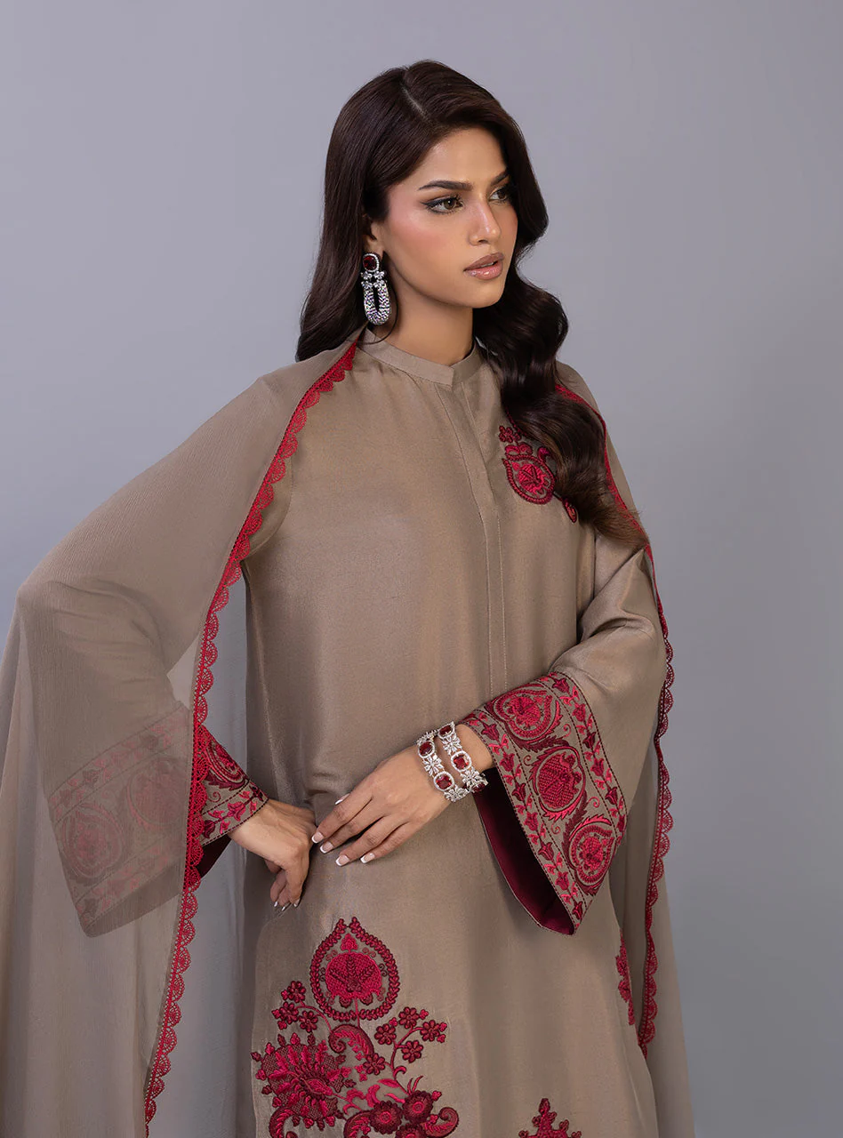 Zainab Chottani Taupe Royale Online Shopping - Image 2