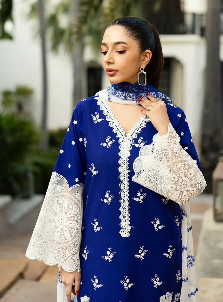 Zainab Cottani Sia - 11B Chikankari Lawn 2025 - Image 2