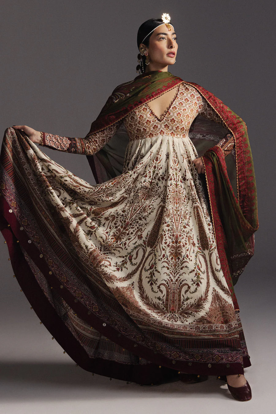 Zara Shahjahan Shahkar-D3 Anarkali Collection 2026