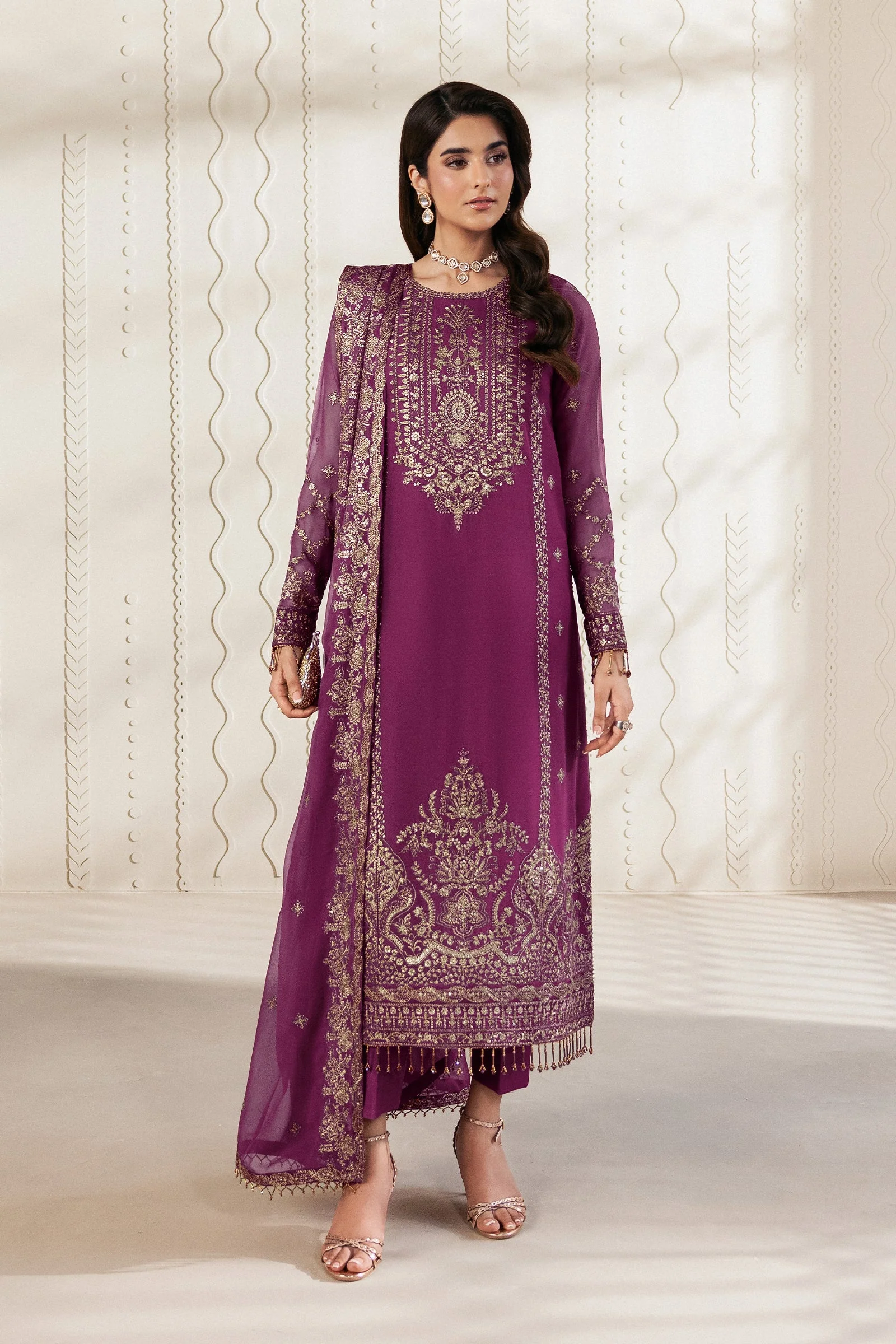 Zarif Swabi Bayaan Chiffon Collection 2026