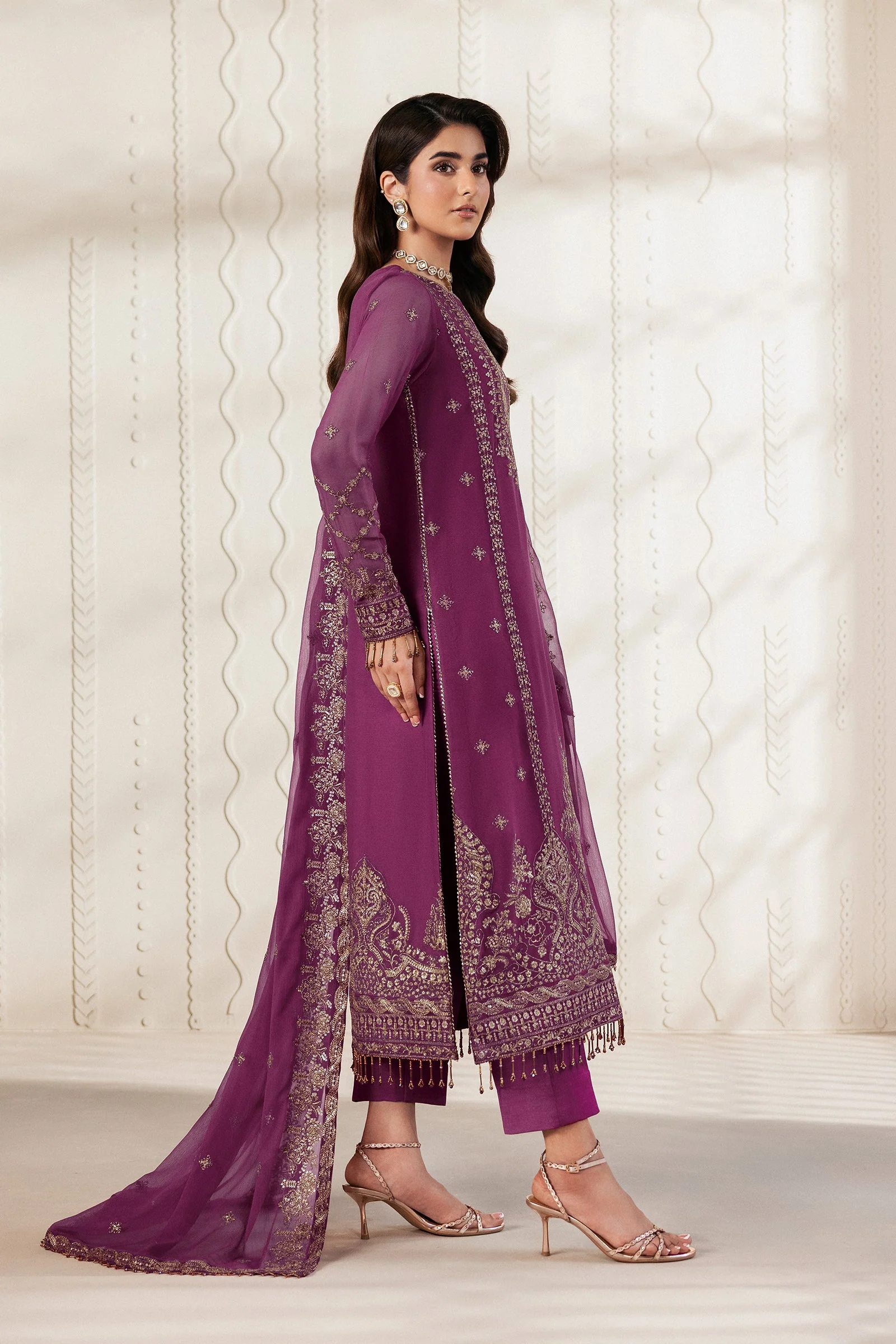 Zarif Swabi Bayaan Chiffon Collection 2026 - Image 2