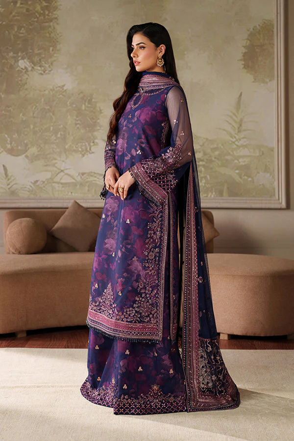 Zarif ZRF-ZPE-03 Asra Zaneera Printed Embroidered Formals 2025 - Image 2