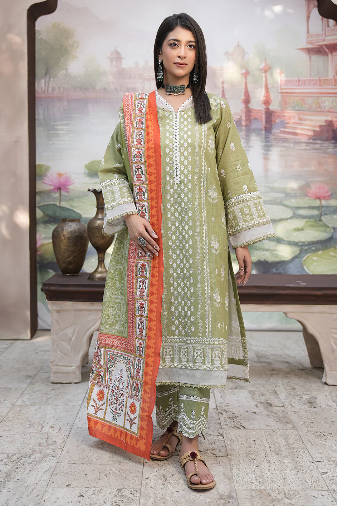 Zellbury Embroidered Shirt Shalwar Dupatta - 0479 Essential Winter Collection 2025