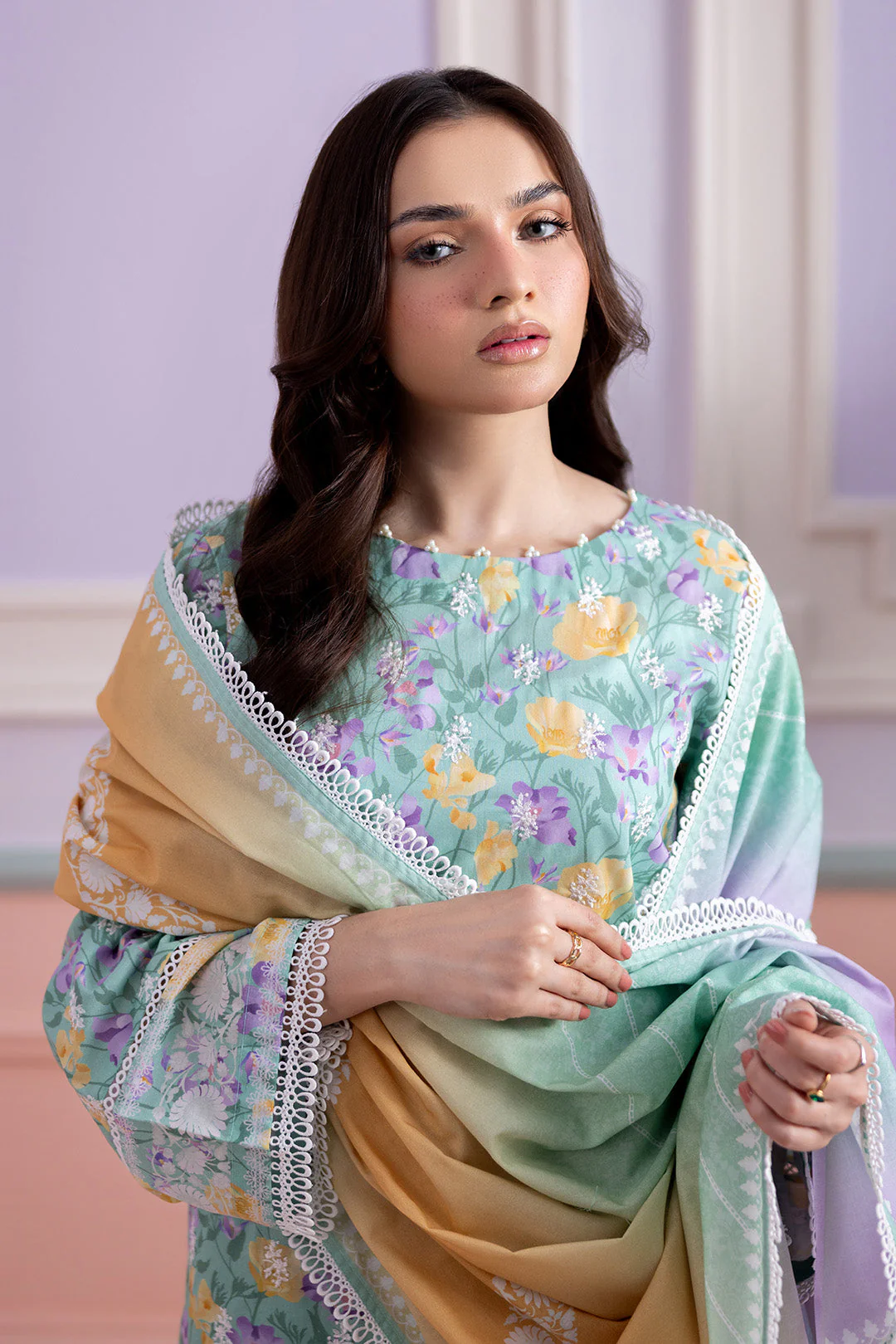 Zellbury Embroidered Shirt Shalwar Dupatta - 0569 Summer Collection Essential 2026 - Image 2