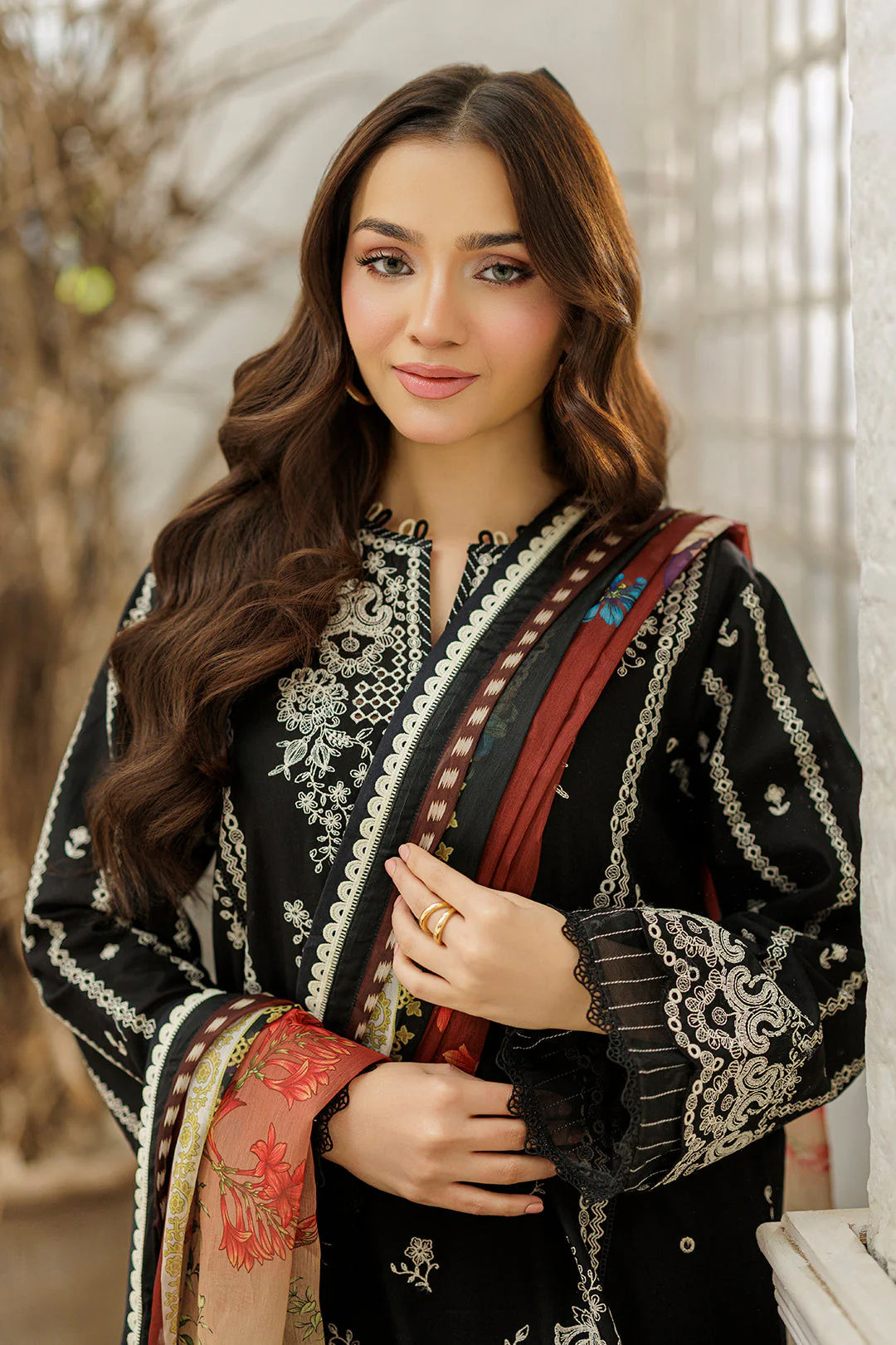 Zellbury Embroidered Shirt Shalwar Dupatta - 4028 Chikankari 2026 - Image 2