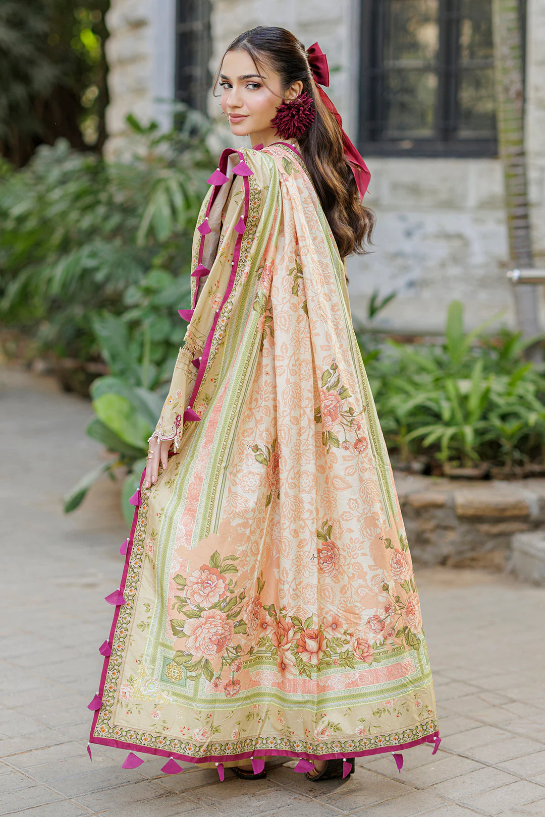 Zellbury Embroidered Shirt Shalwar Dupatta - 4033 Chikankari 2026 - Image 2