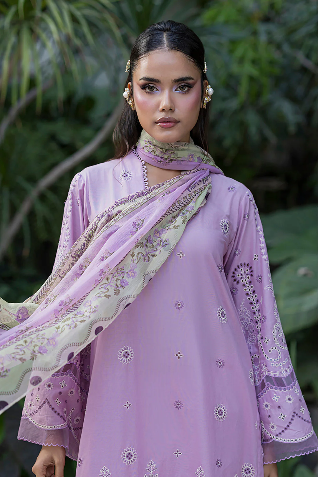 Zellbury Embroidered Shirt Shalwar Dupatta - 4085 Chikankari 2026 - Image 2