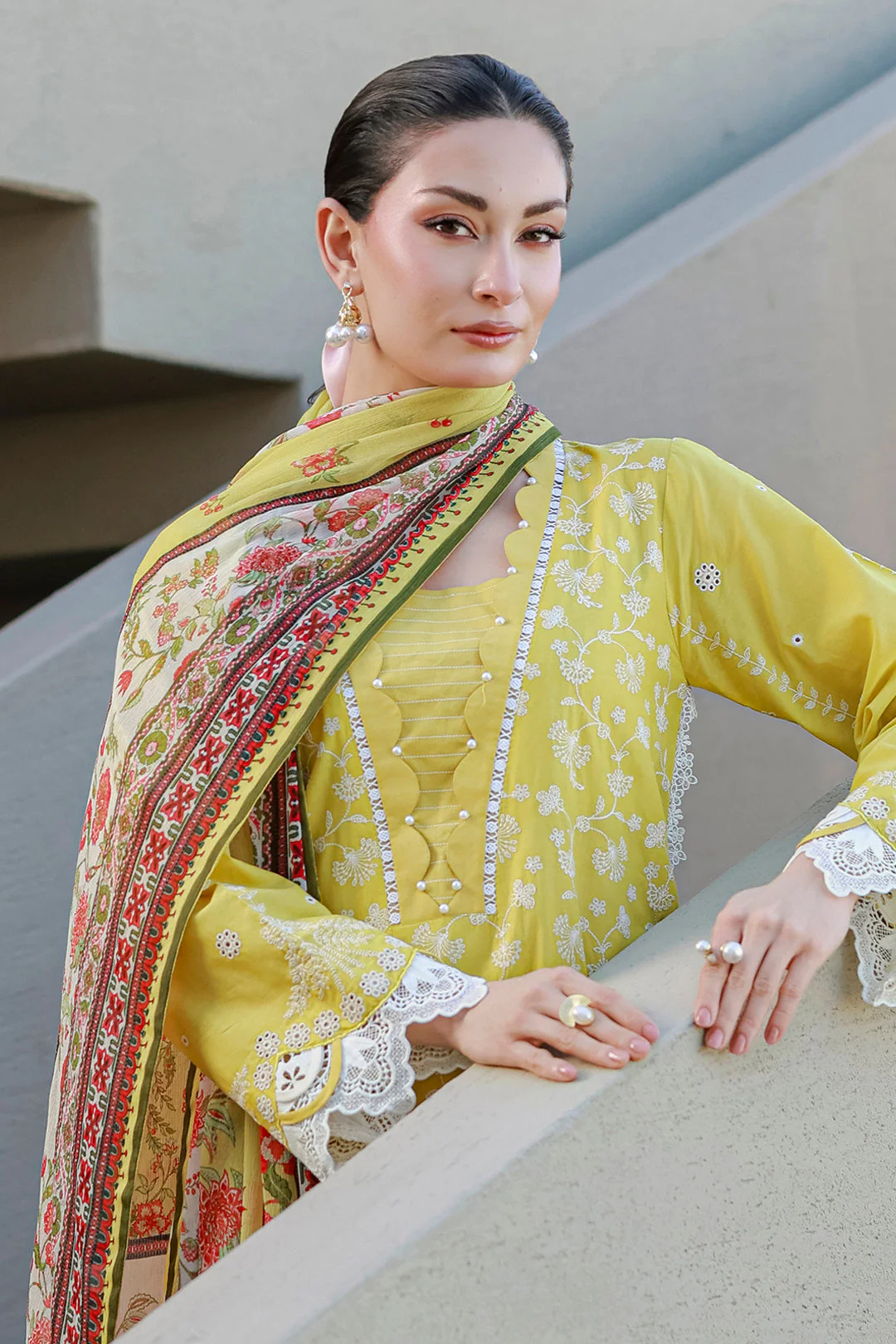 Zellbury Embroidered Shirt Shalwar Dupatta - 4087 Chikankari Collection 2026 - Image 2