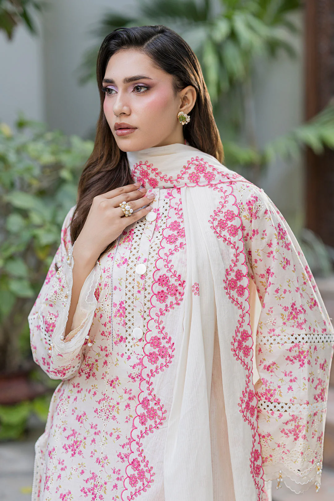 Zellbury Embroidered Shirt Shalwar Dupatta - 4096 Chikankari 2026 - Image 2